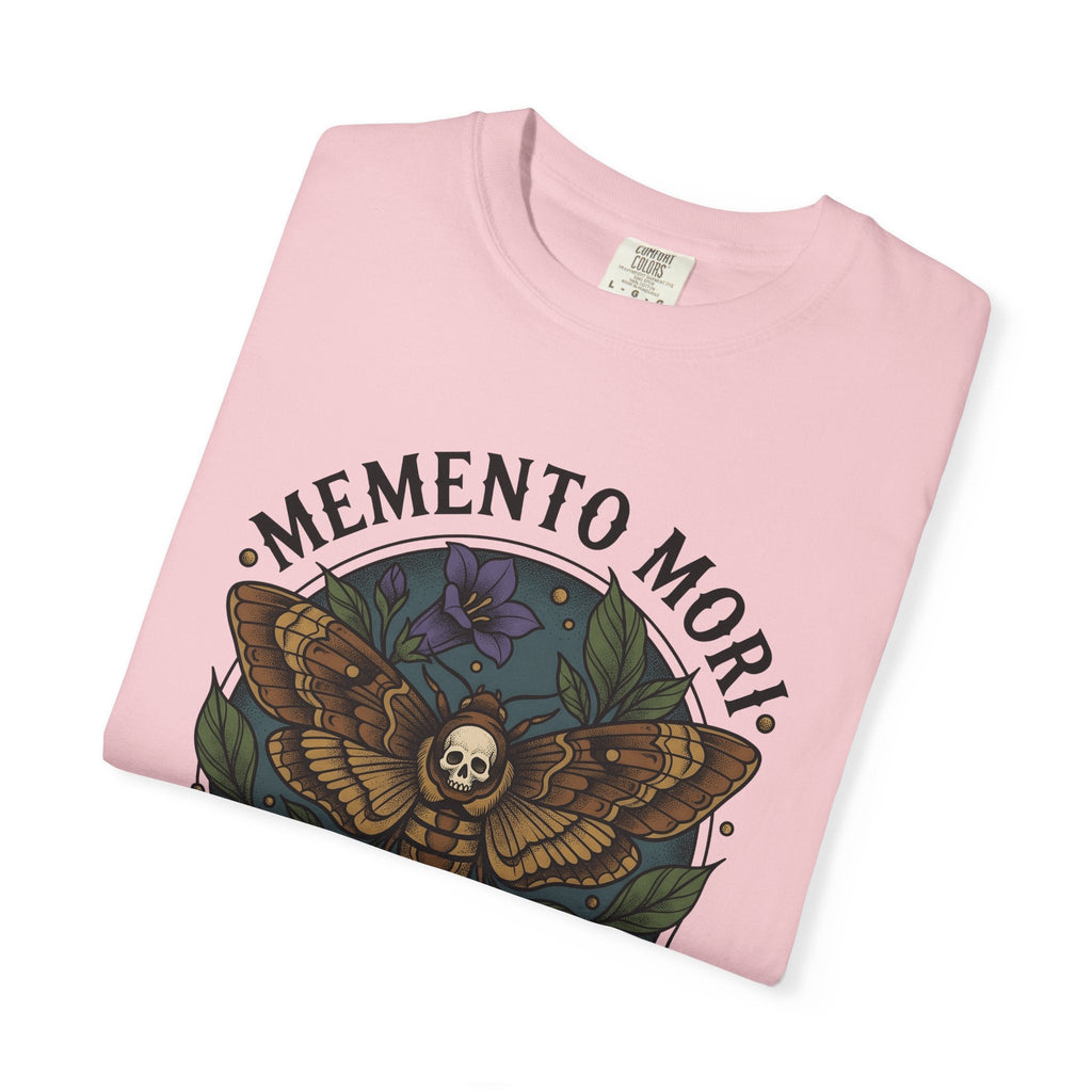 Death Moth Shirt Gothic Floral Gift Women Tattoo Tee product image 11