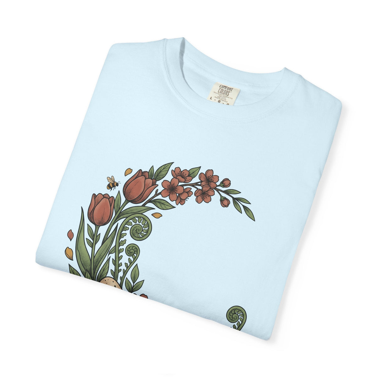 Bloom Egg Shirt Spring Festivity Unisex Gift Natural Tee product image 8