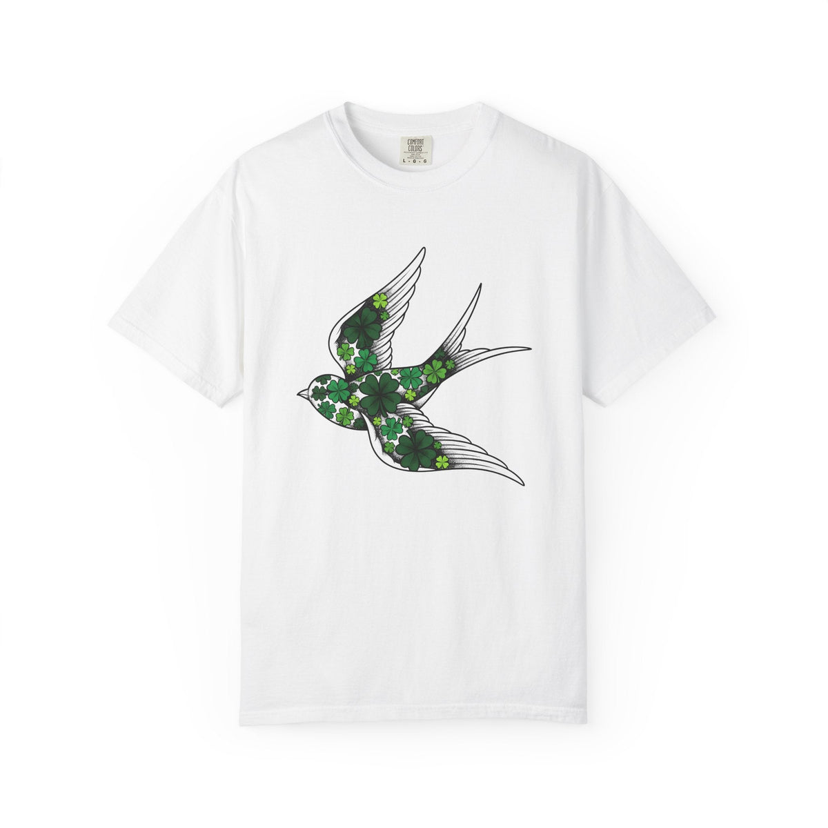 Small Bird Clover Shirt St Patrick's Day Destiny Unisex product image 1