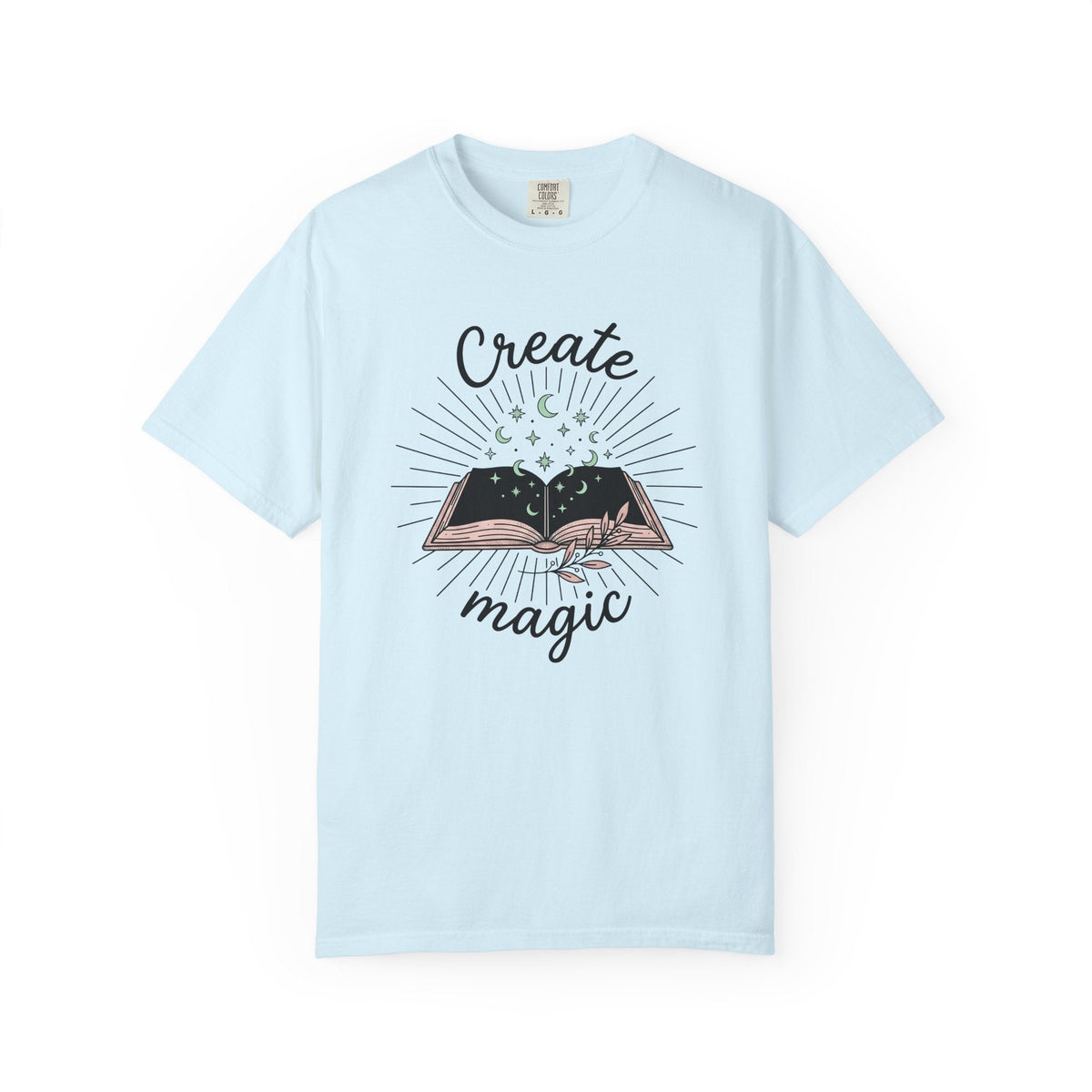 Open Book Shirt Boho Chic Witchy Unisex Gift Hand Drawn Tee product image 2
