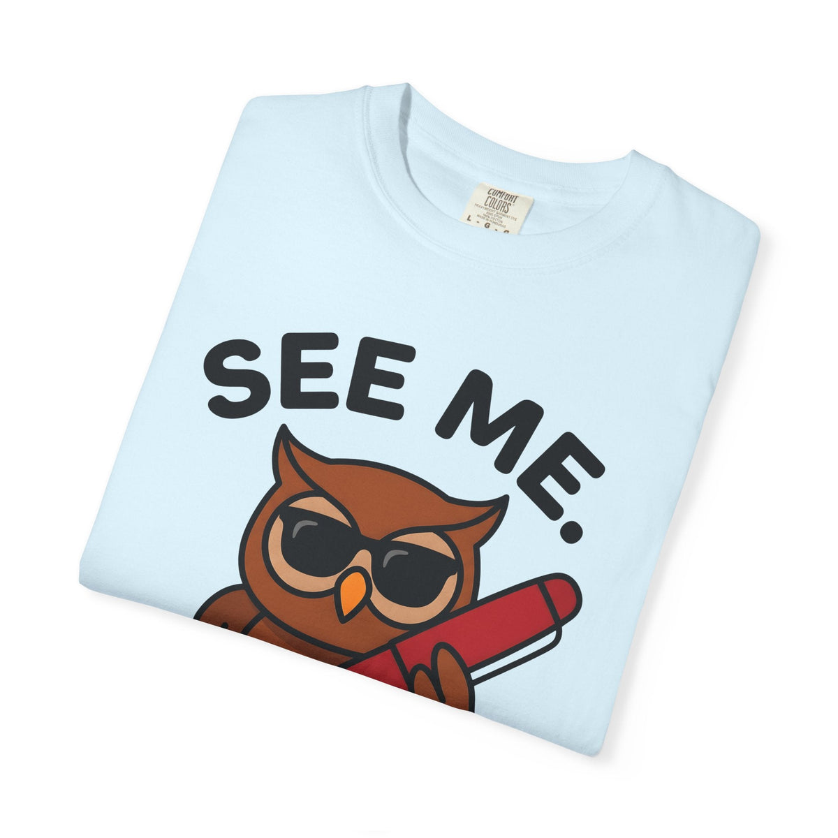 Owl Sunglasses Hand-Drawn T-Shirt – Cool Teacher Learning product image 8
