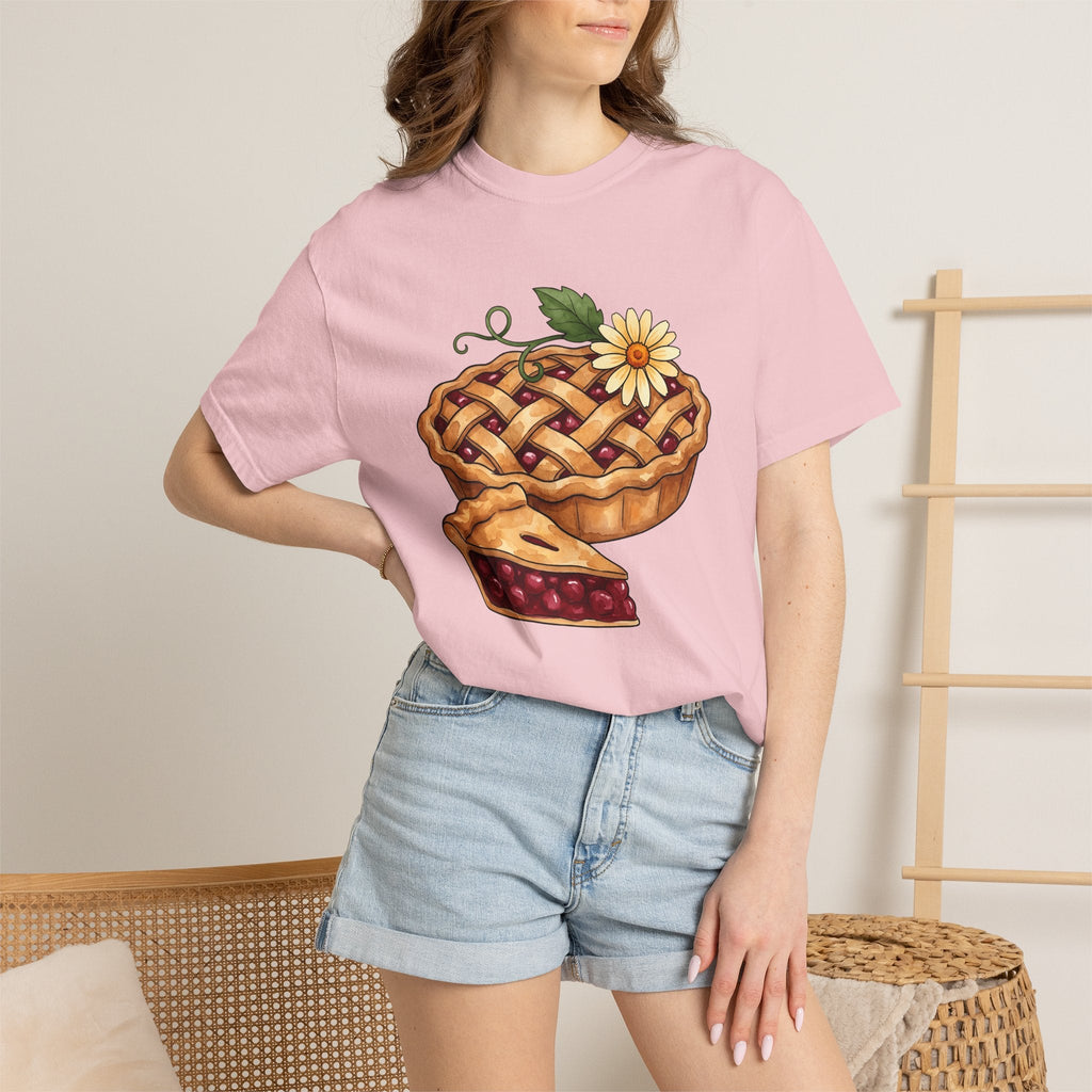 Cherry Pie Shirt Desserts Baking Unisex Gift Watercolor Tee product image 12