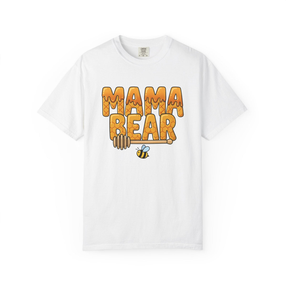 Honeycomb Bee Cartoon T-Shirt – Mom Honey Lover Design product image 1
