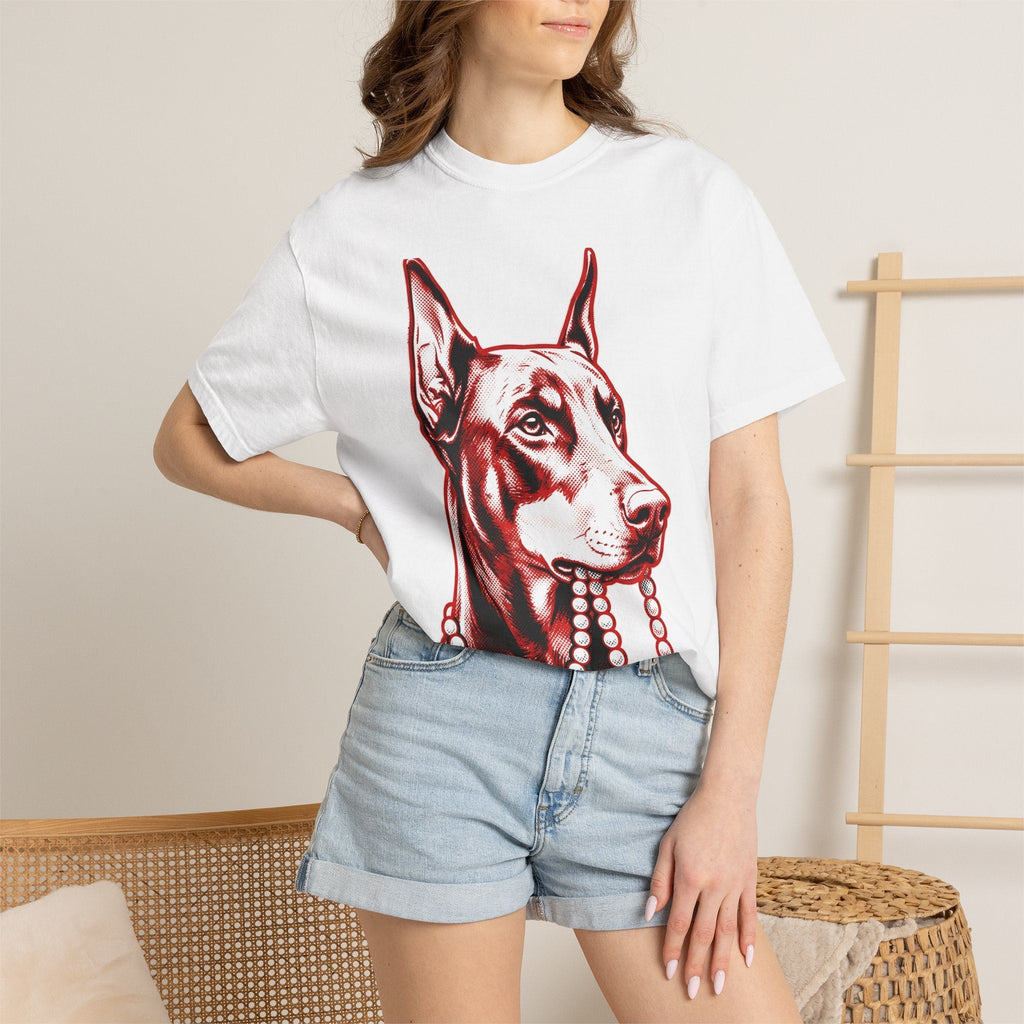 Doberman Pet Shirt St Valentines Day Animals Unisex Gift product image 6