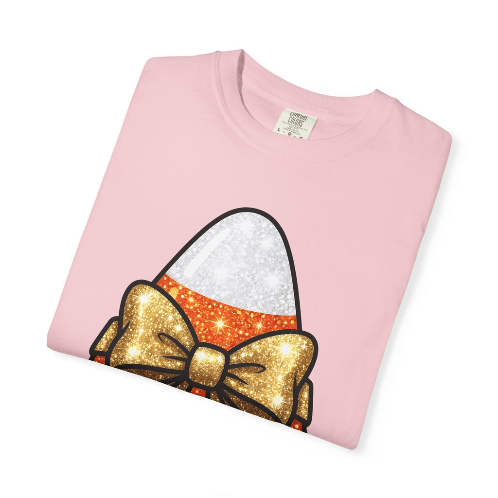 Candy Corn Shirt Halloween Treats Unisex Gift Shimmer Tee product image 12