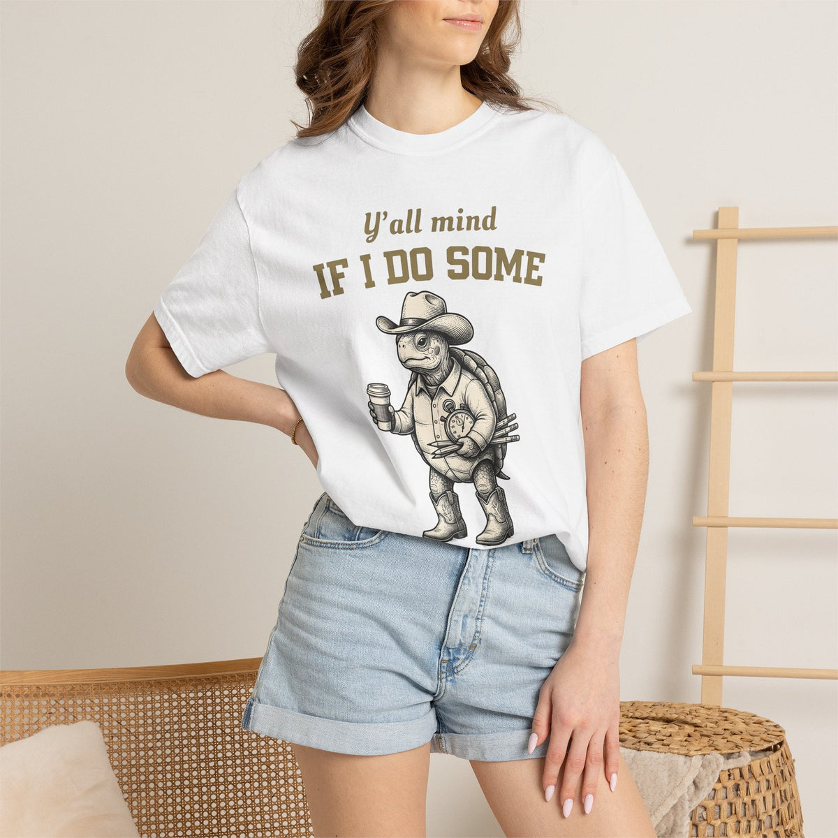 Western Turtle Shirt Teachers Jokes Unisex Gift Retro Tee product image 6