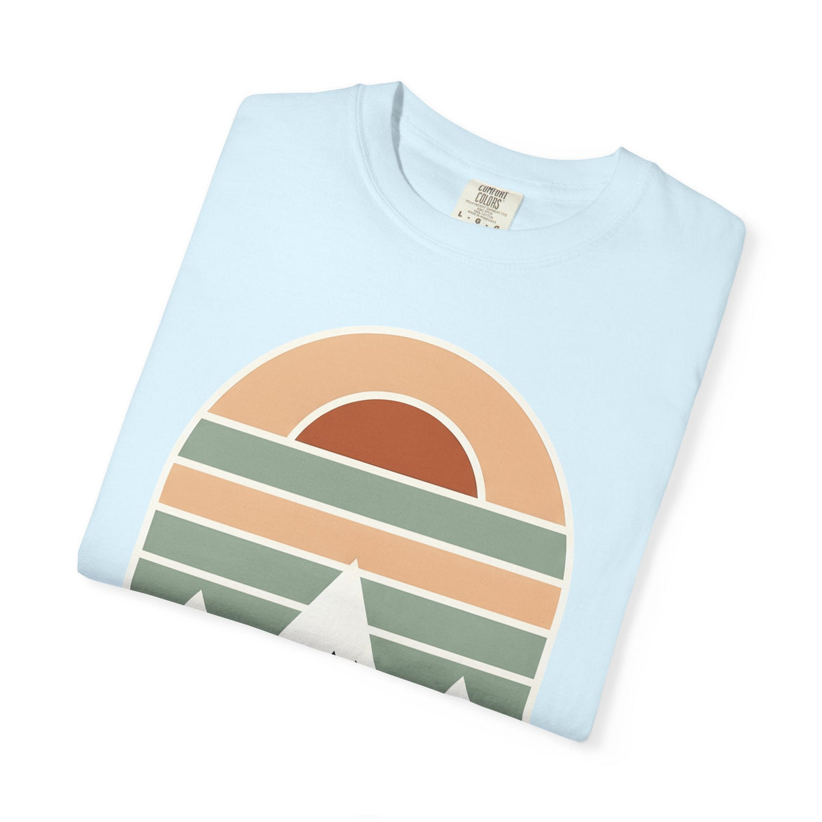 Mountain Twilight Shirt Nature Adventure Unisex Gift Flat product image 8