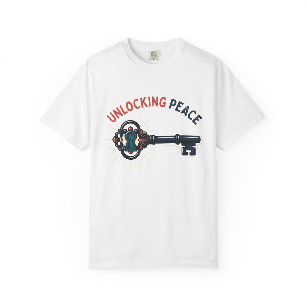 Vintage Key Shirt Boho Chic Spiritual Unisex Gift Hand product image 1