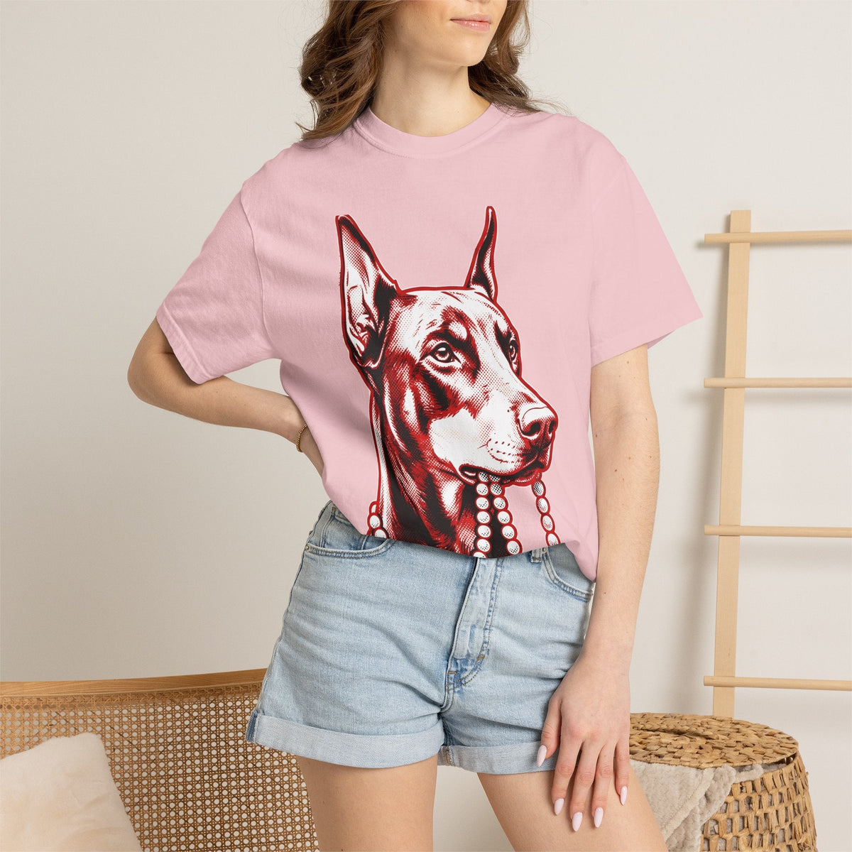 Doberman Pet Shirt St Valentines Day Animals Unisex Gift product image 12