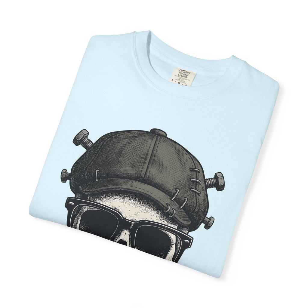 Skull Beanie Shirt Halloween Macabre Unisex Gift Skin Art product image 9