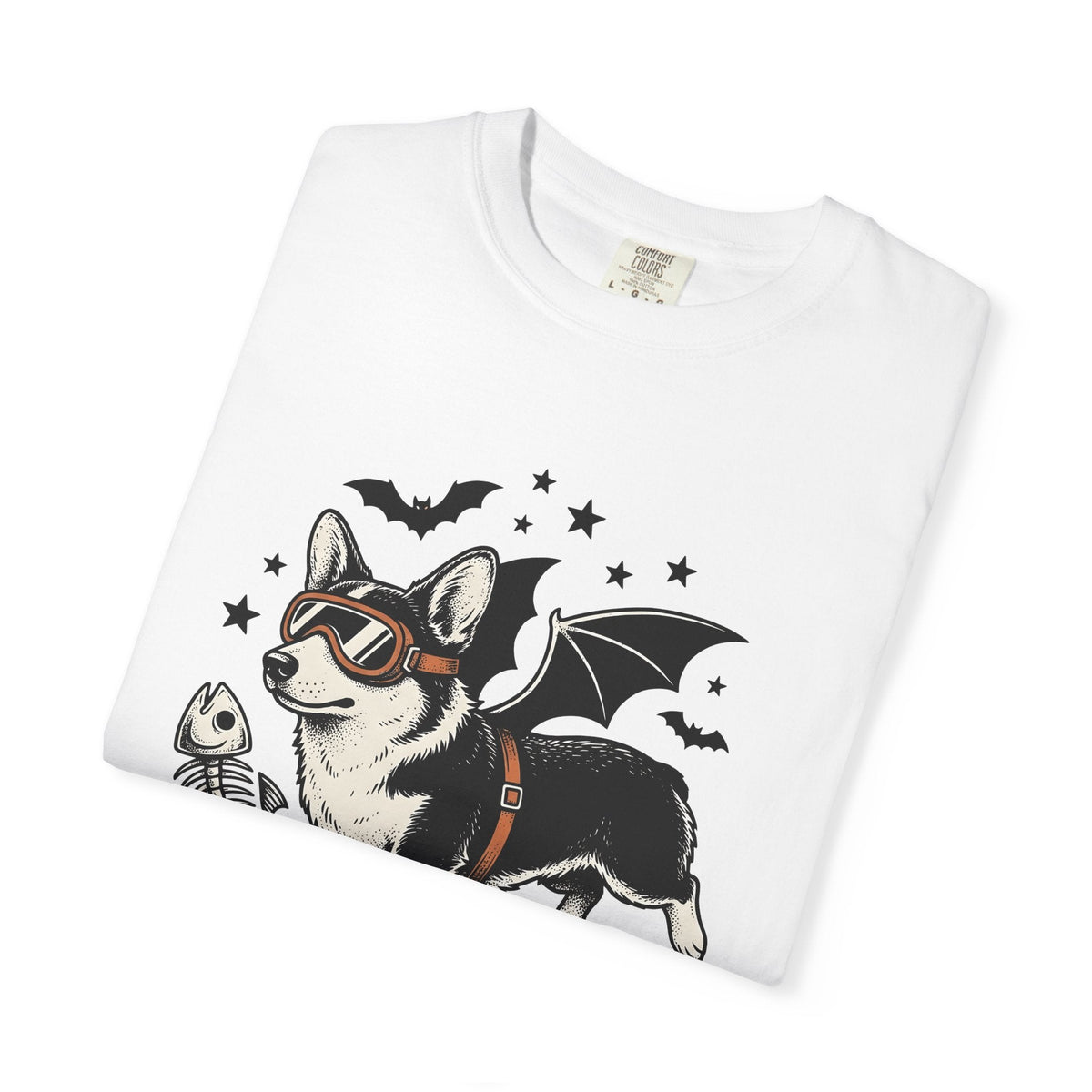 Corgi Bat Wings Shirt Halloween Animal Unisex Gift Neo product image 5