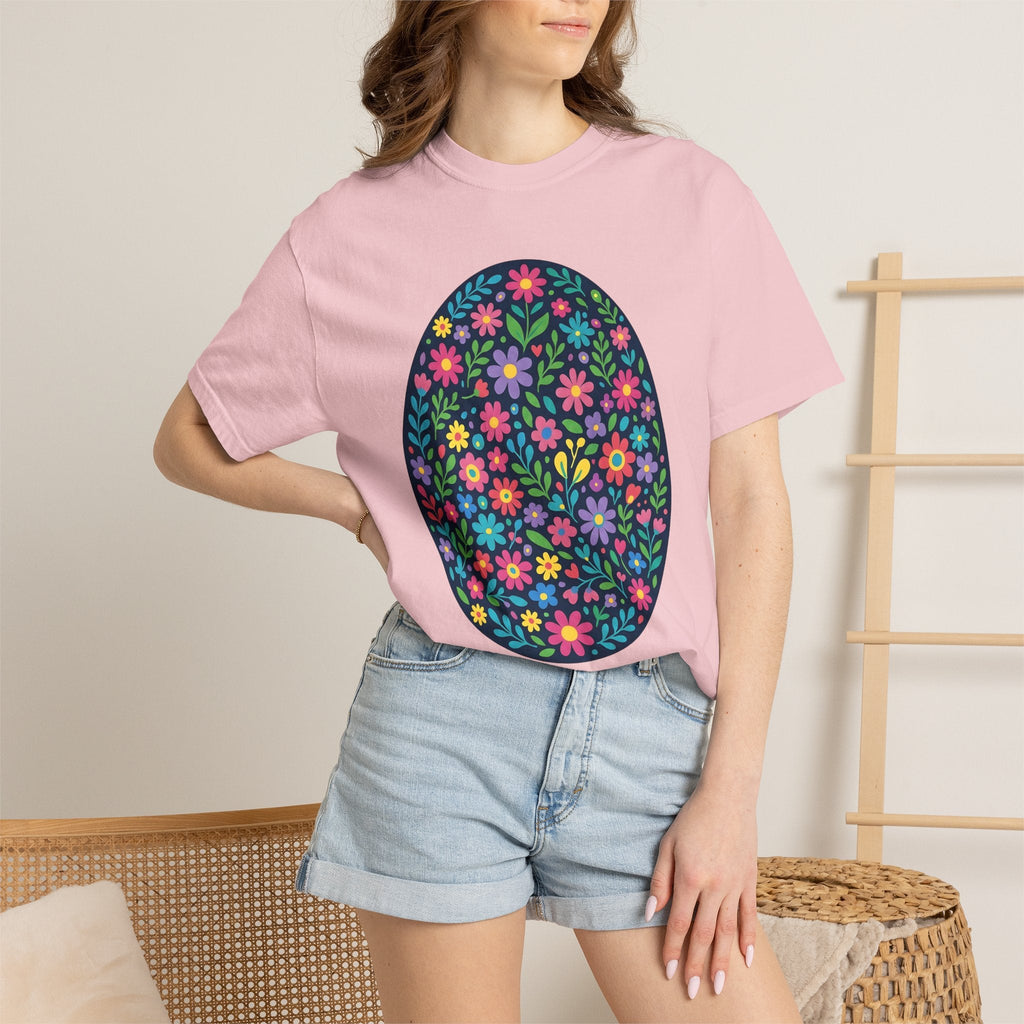 Floral Egg Shirt Easter Spring Unisex Gift Folk Art Tee product image 12