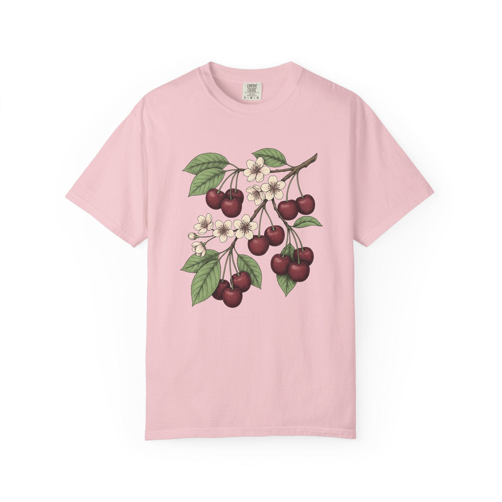 Cherry Sprig Shirt Fruit Plant Unisex Gift Garden Art Tee product image 3