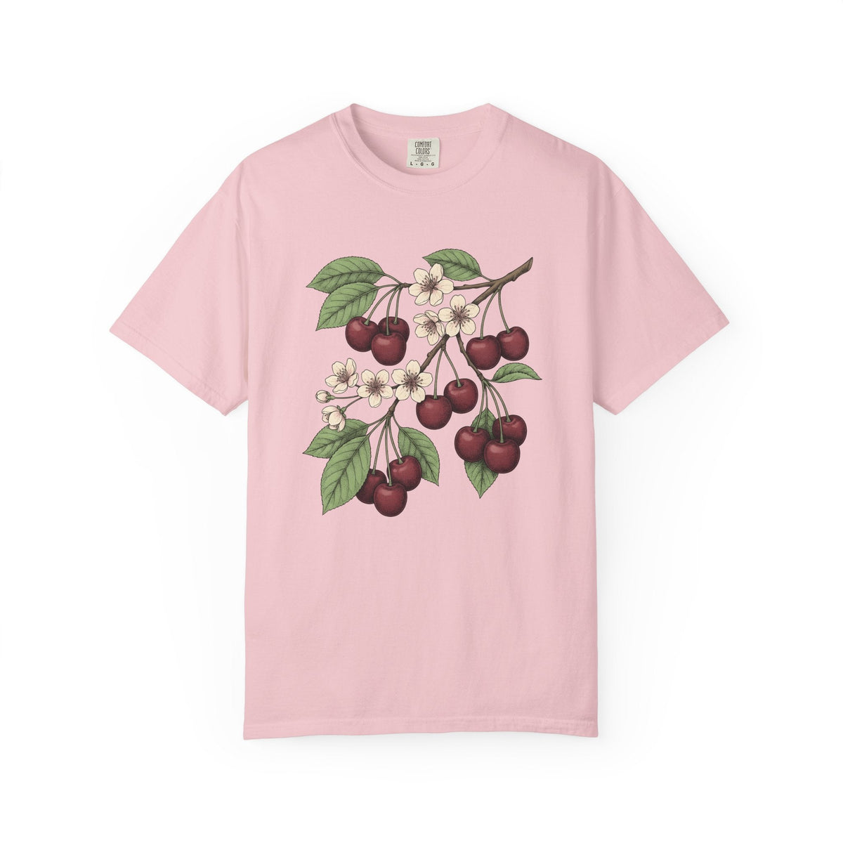 Cherry Sprig Shirt Fruit Plant Unisex Gift Garden Art Tee product image 3