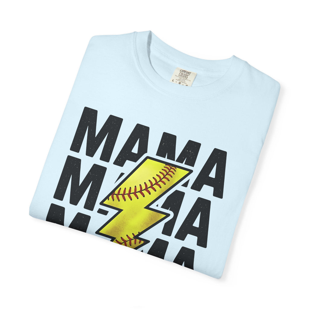 Softball Flash Bolt Shirt Moms Workout Gift for Women Heavy product image 8