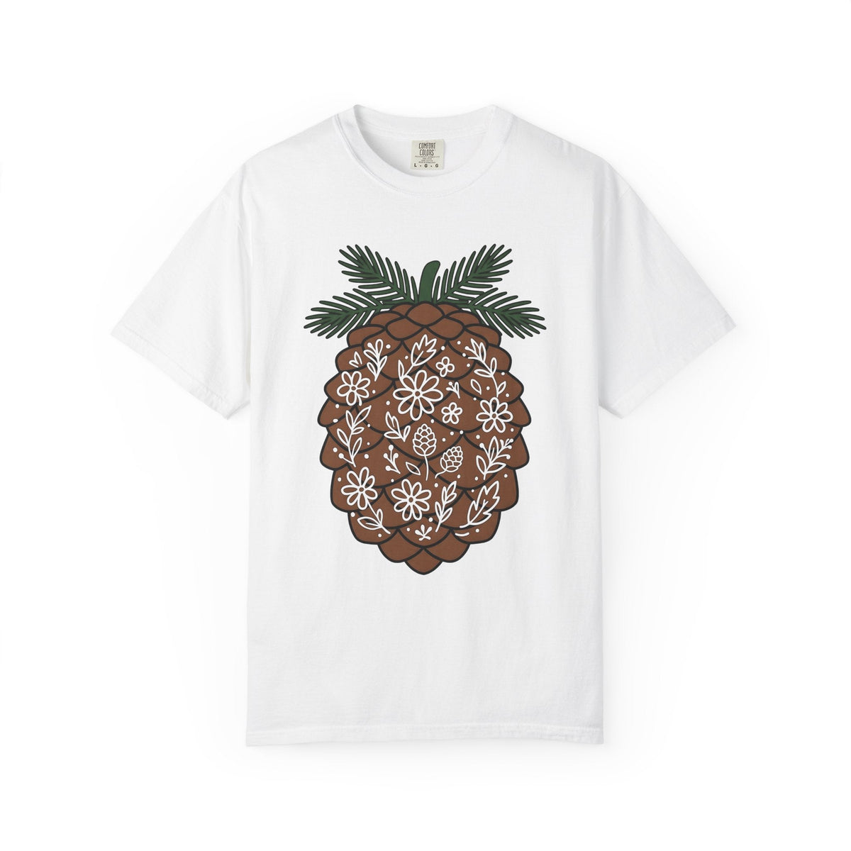 Pine Cone Shirt Holiday Wildlife Unisex Gift Farmhouse Tee product image 1