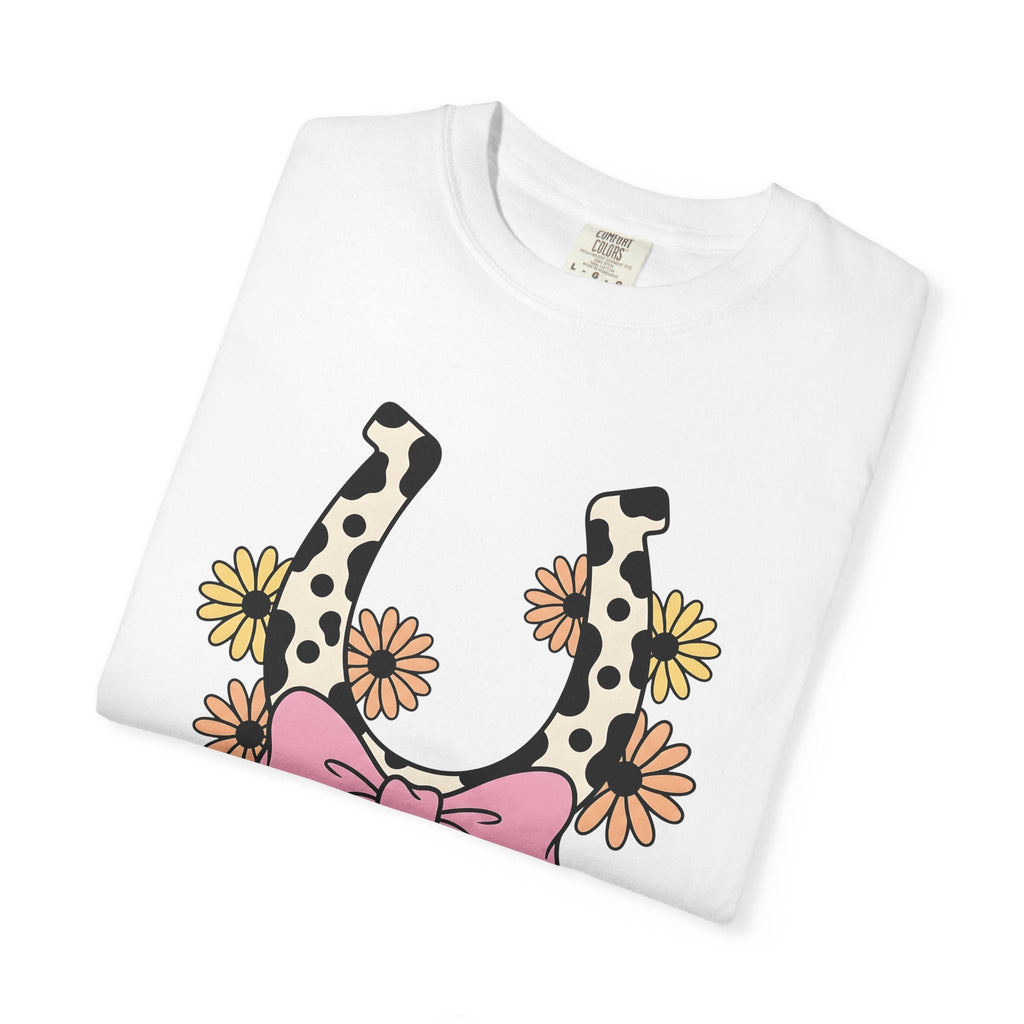 Dairy Print Horseshoe Shirt Cowgirl Ranch Gift Women Gypsy product image 5