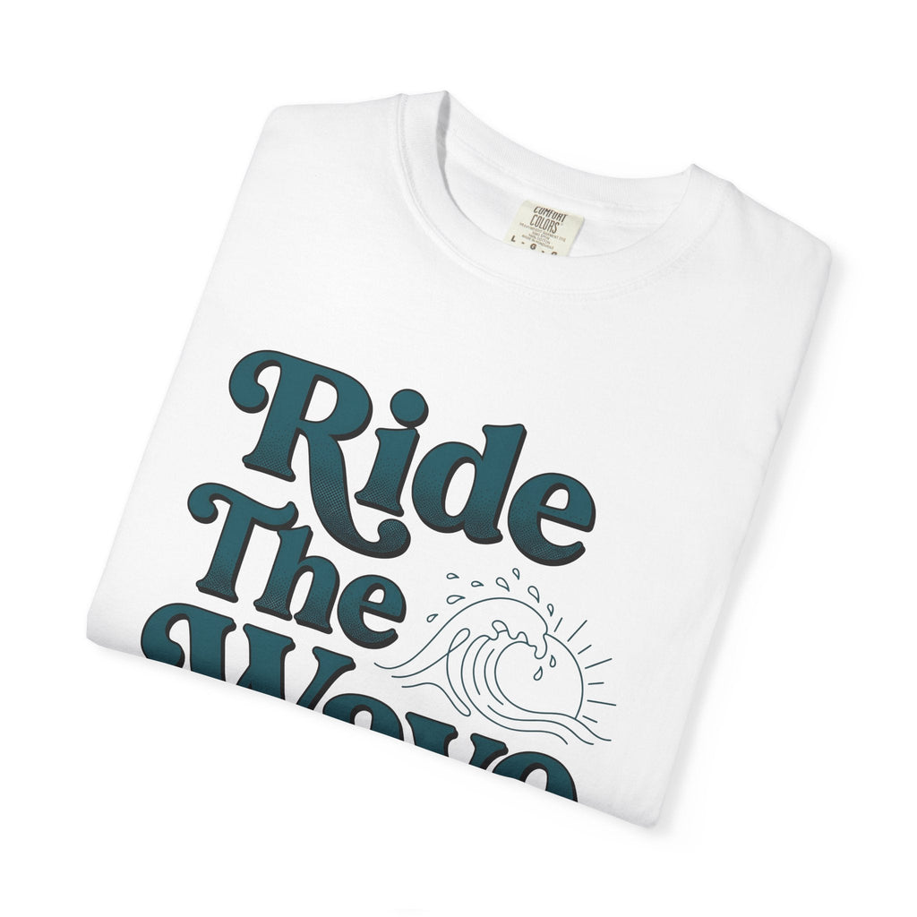 Ocean Print Shirt Surfing Coastal Gift Women Modern Tee Sea product image 5