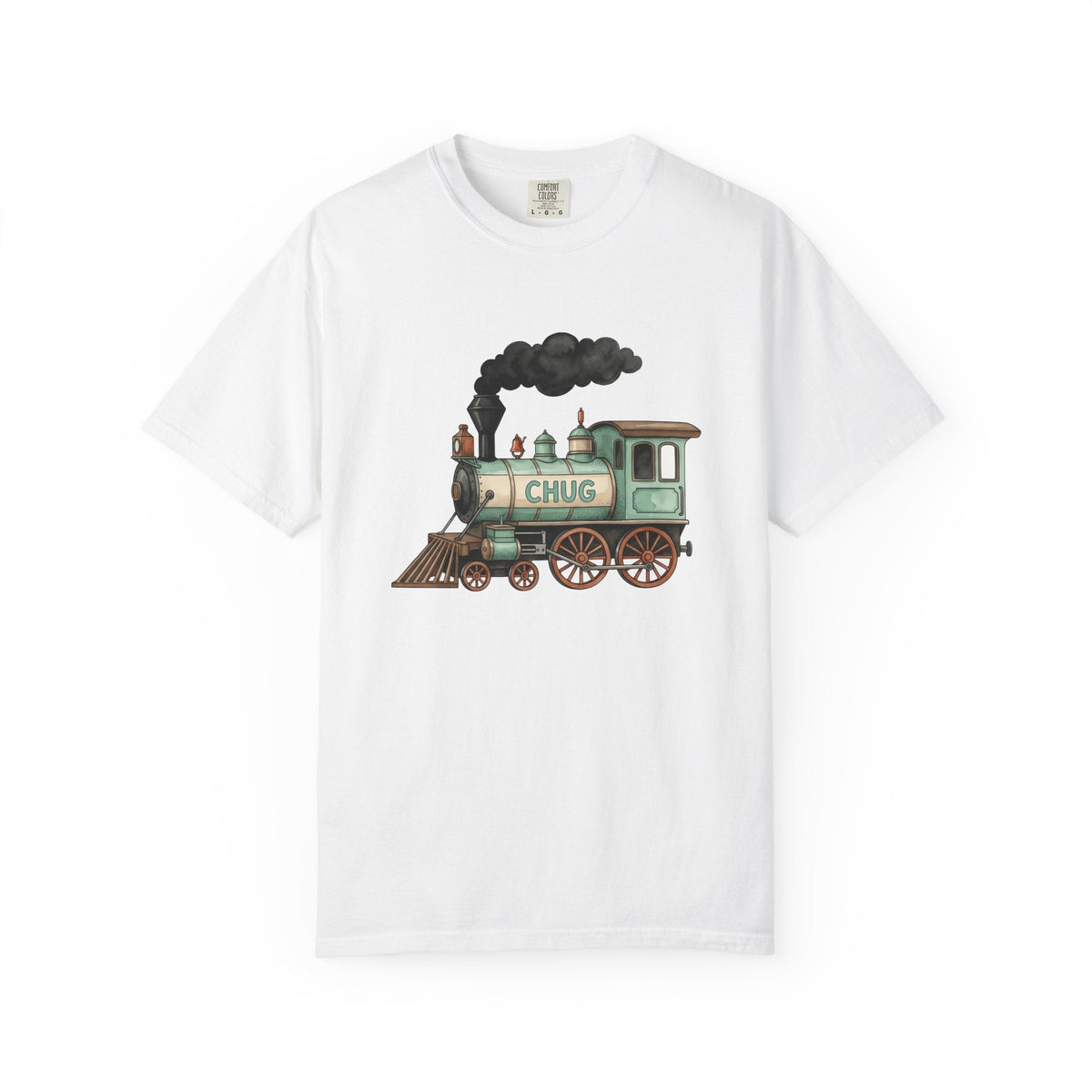 Steam Locomotive Shirt Trains Vehicles Unisex Gift Retro product image 1