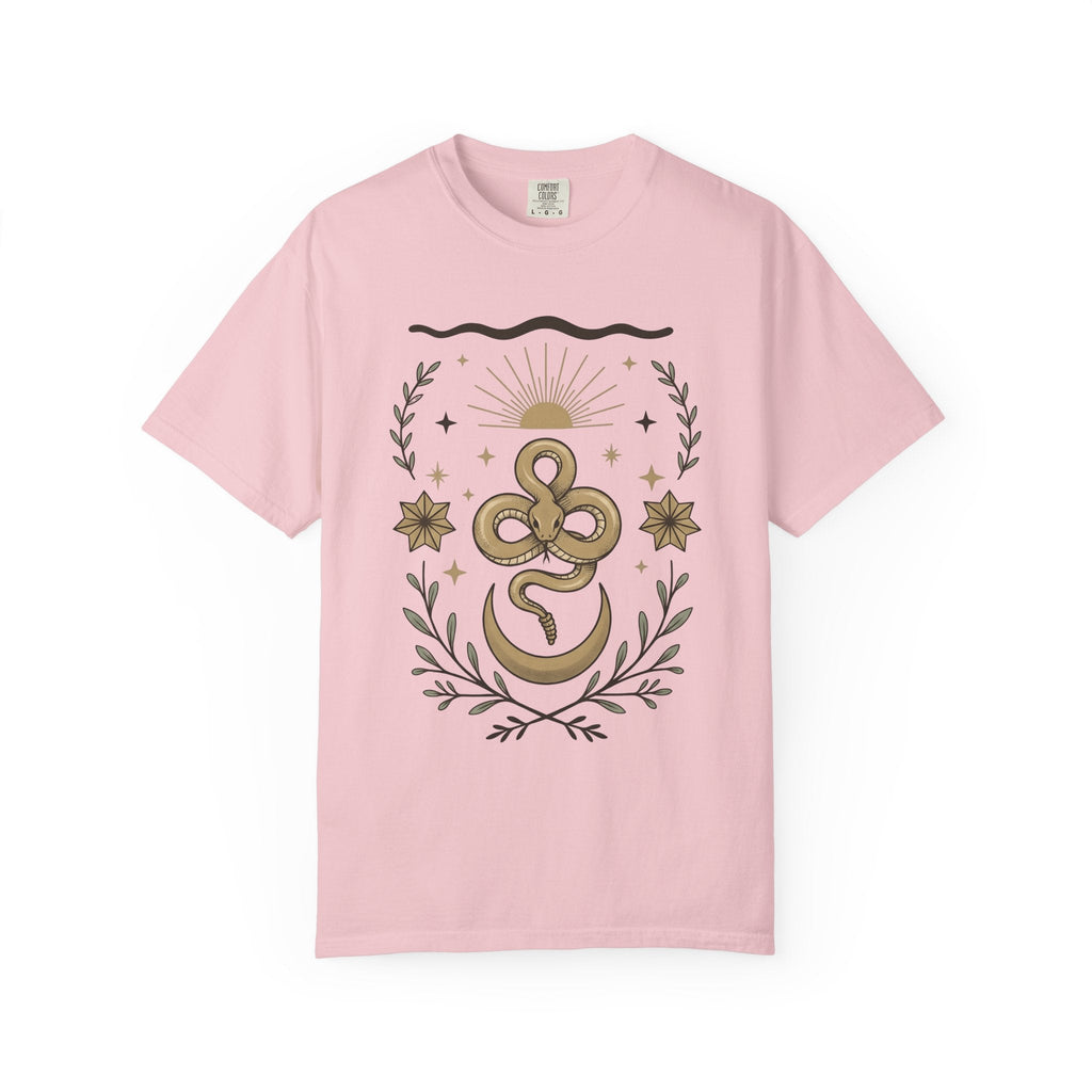 Serpent Moon Shirt Boho Chic Star Signs Unisex Gift product image 3