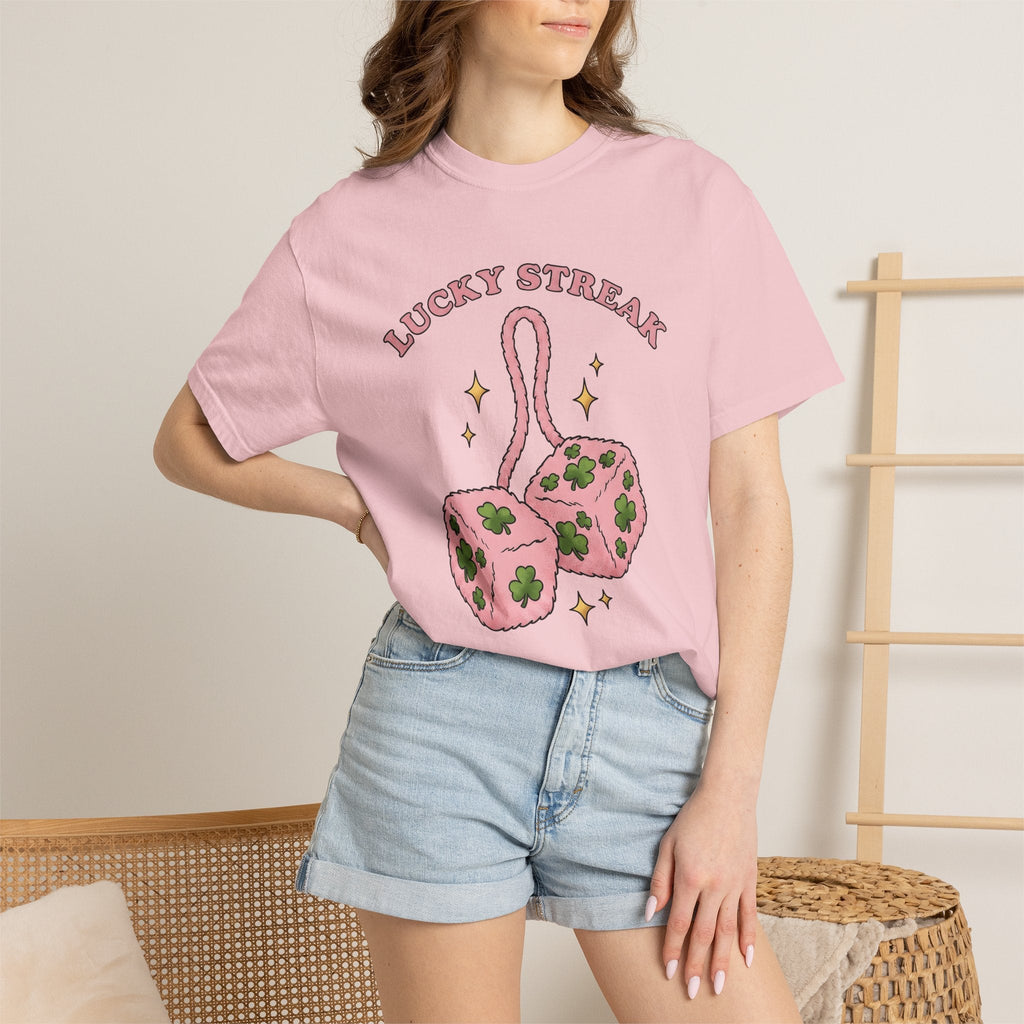 Fuzzy Dice Shirt St Patrick's Day Fortune Unisex Gift Comic product image 12