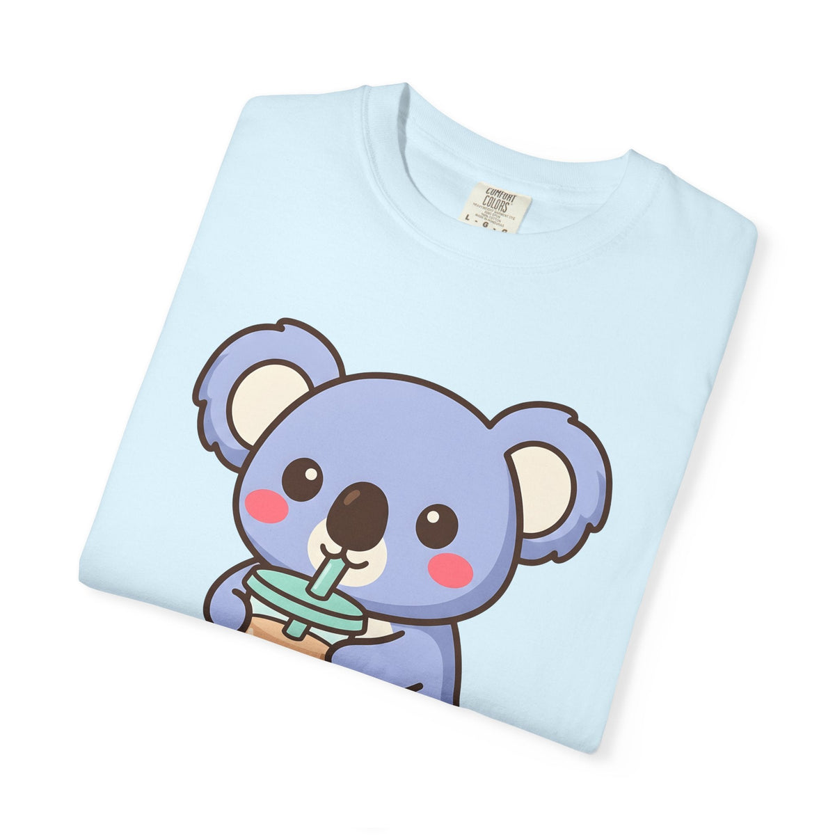 Koala Bubble Shirt Drinks Wildlife Unisex Gift Chibi Tee product image 8