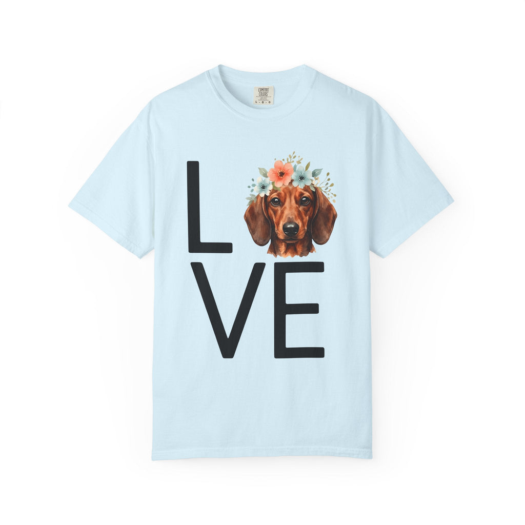 Dachshund Hound Shirt Dog Garden Unisex Gift Painted Tee product image 2