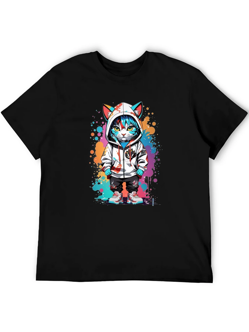 Urban Cat Art T-Shirt product image 5