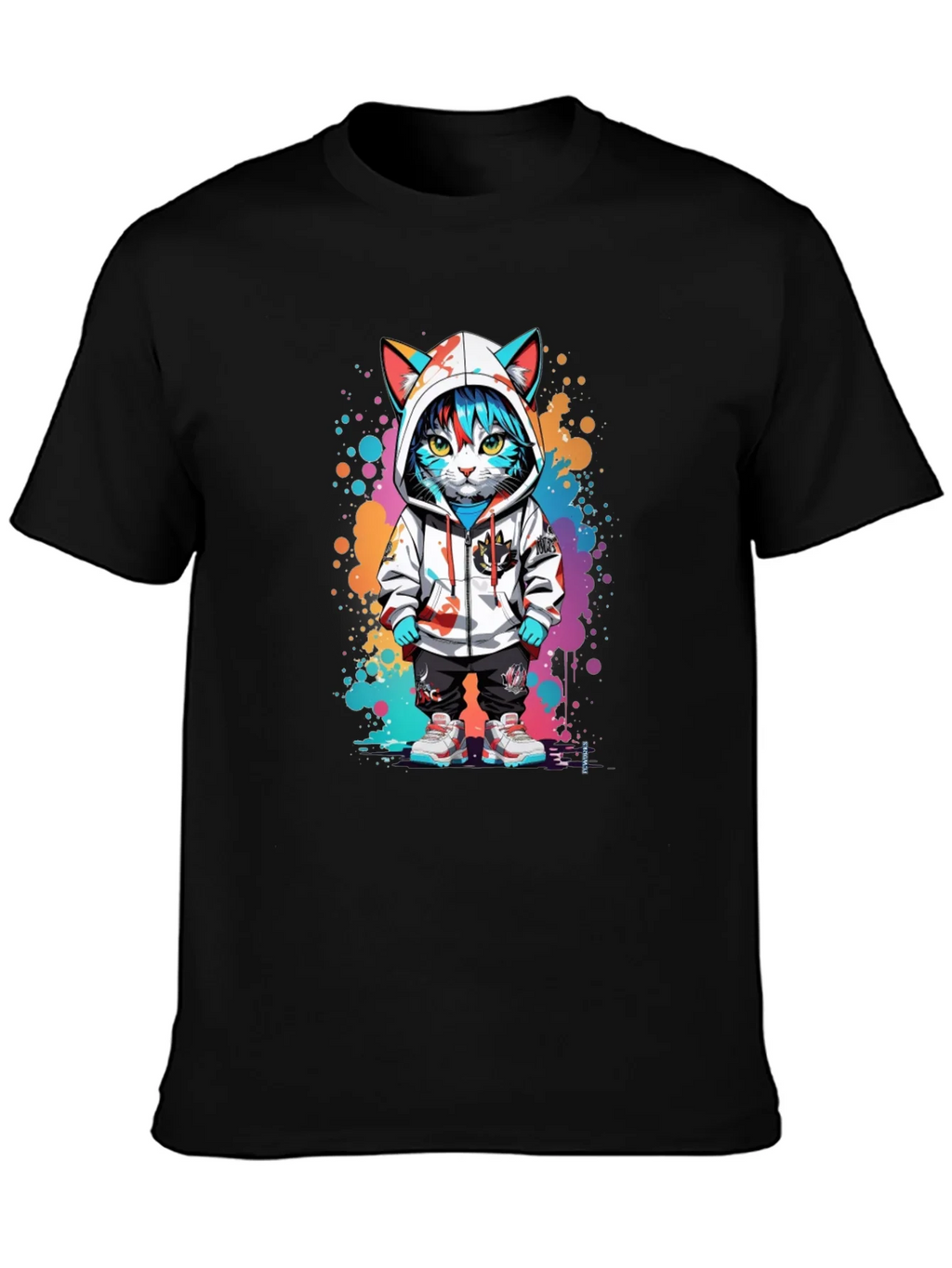 Urban Cat Art T-Shirt product image 3