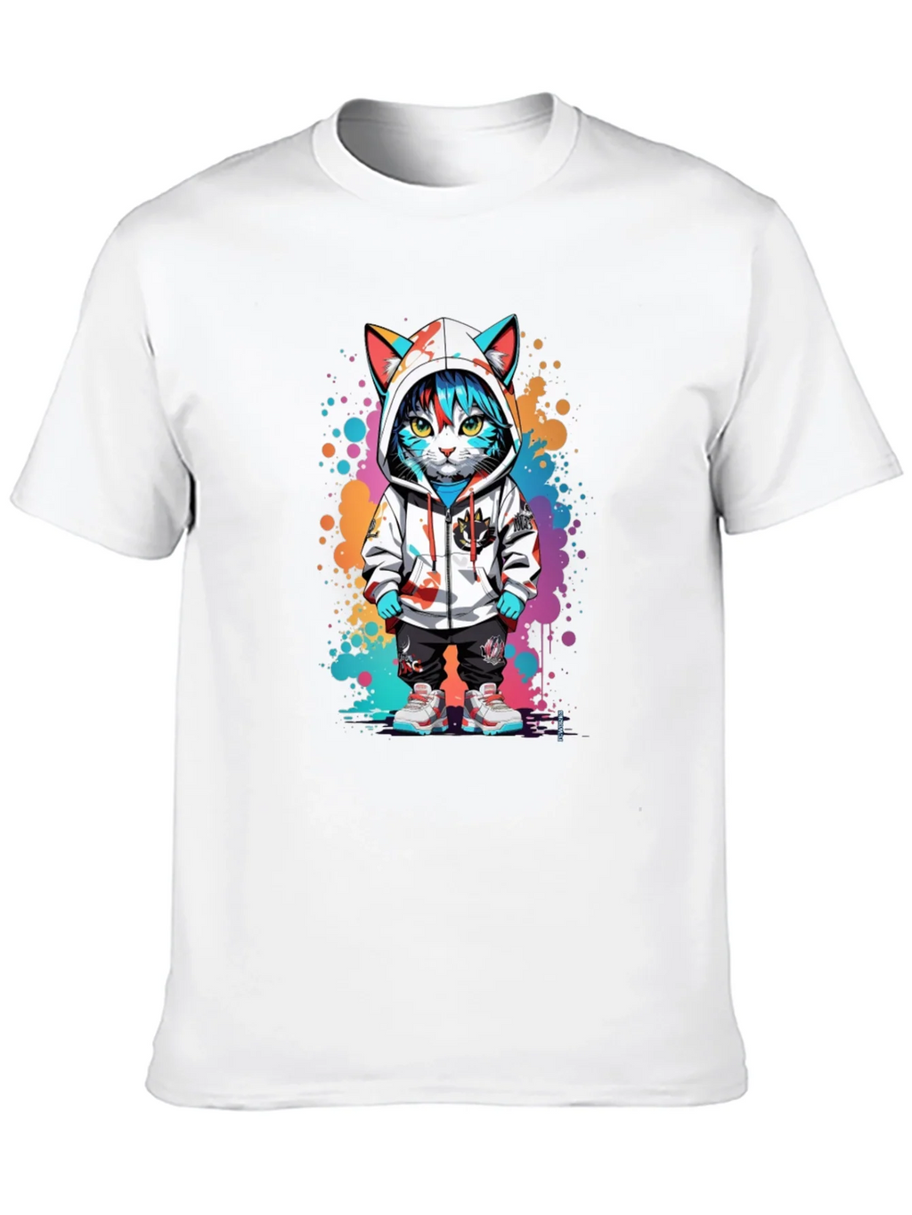 Urban Cat Art T-Shirt product image 9