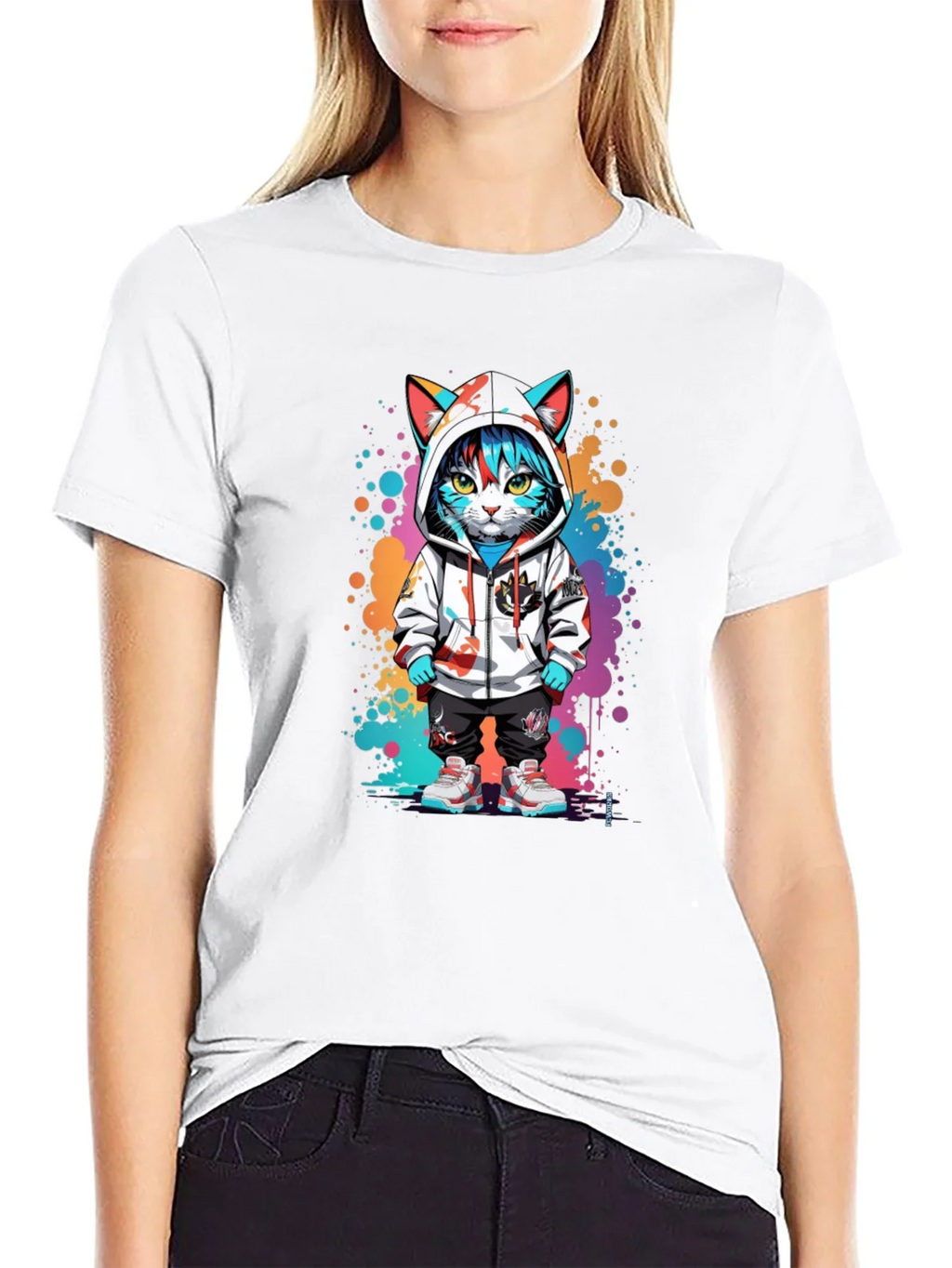 Urban Cat Art T-Shirt product image 8