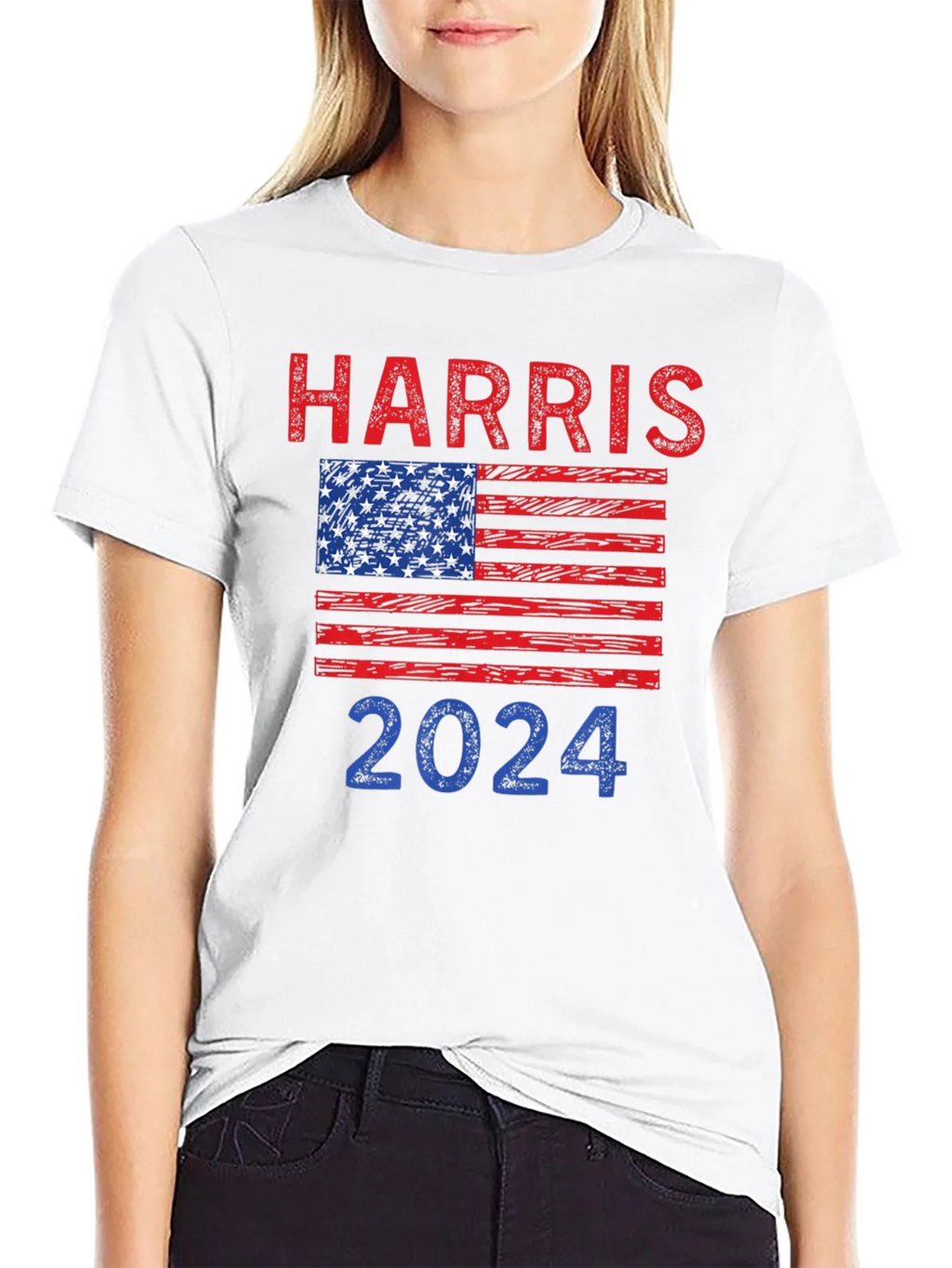 Harris 2024 USA Flag Graphic Tee product image 5