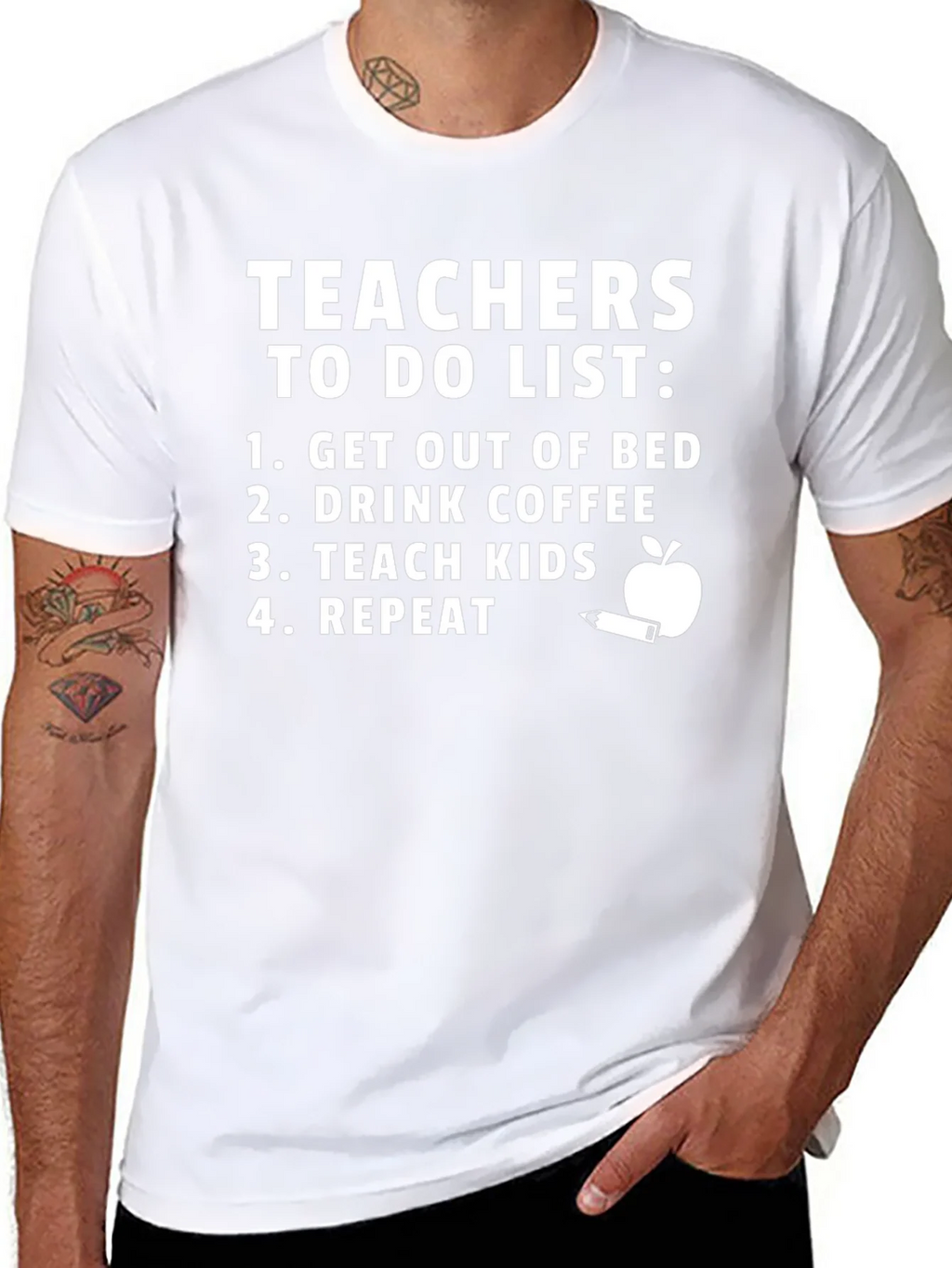 Teacher To-Do List Graphic Tee product image 3
