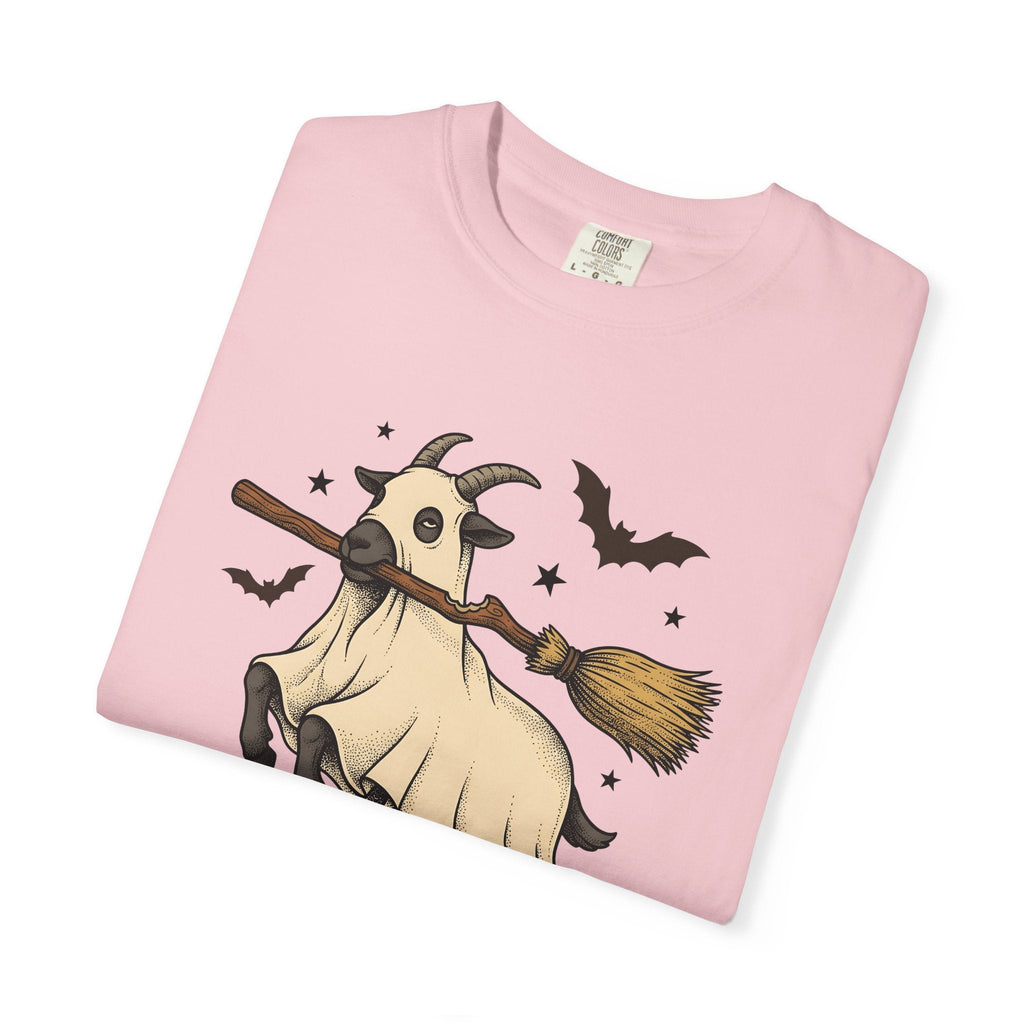 Goat Mask Shirt Halloween Barnyard Unisex Gift Old School product image 12