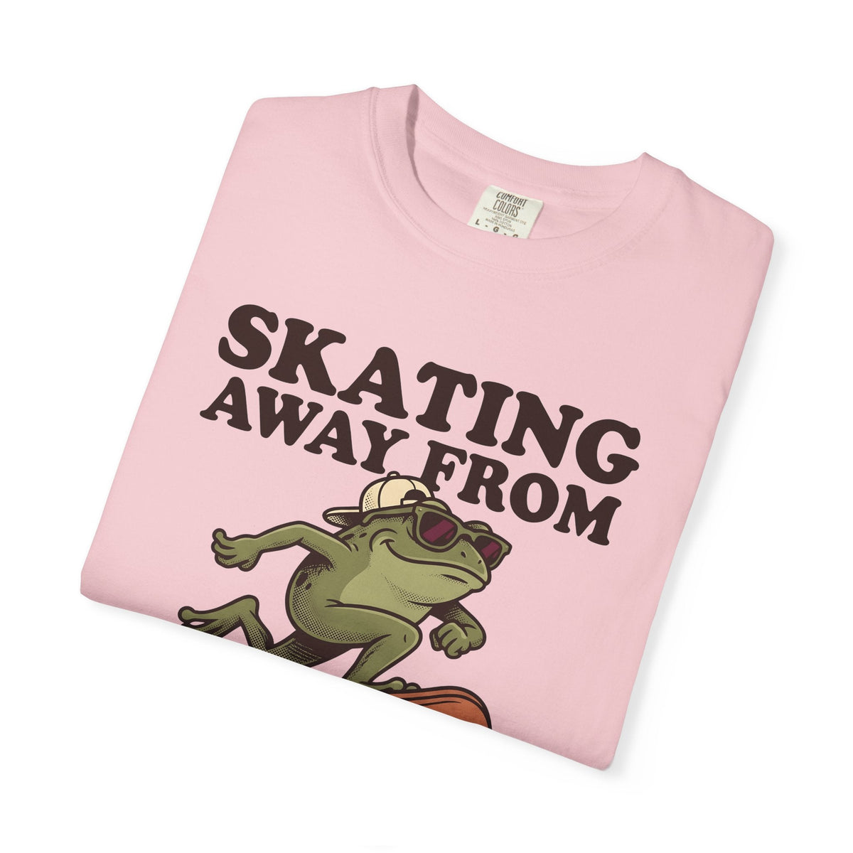 Frog Skater Cool Glasses T-Shirt – Funny Toad Animal product image 11