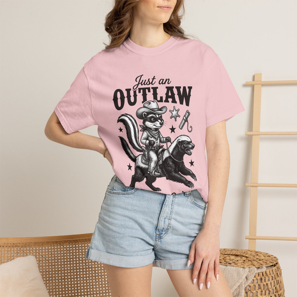 Raccoon Cowboy Retro T-Shirt – Funny Western Wildlife product image 12