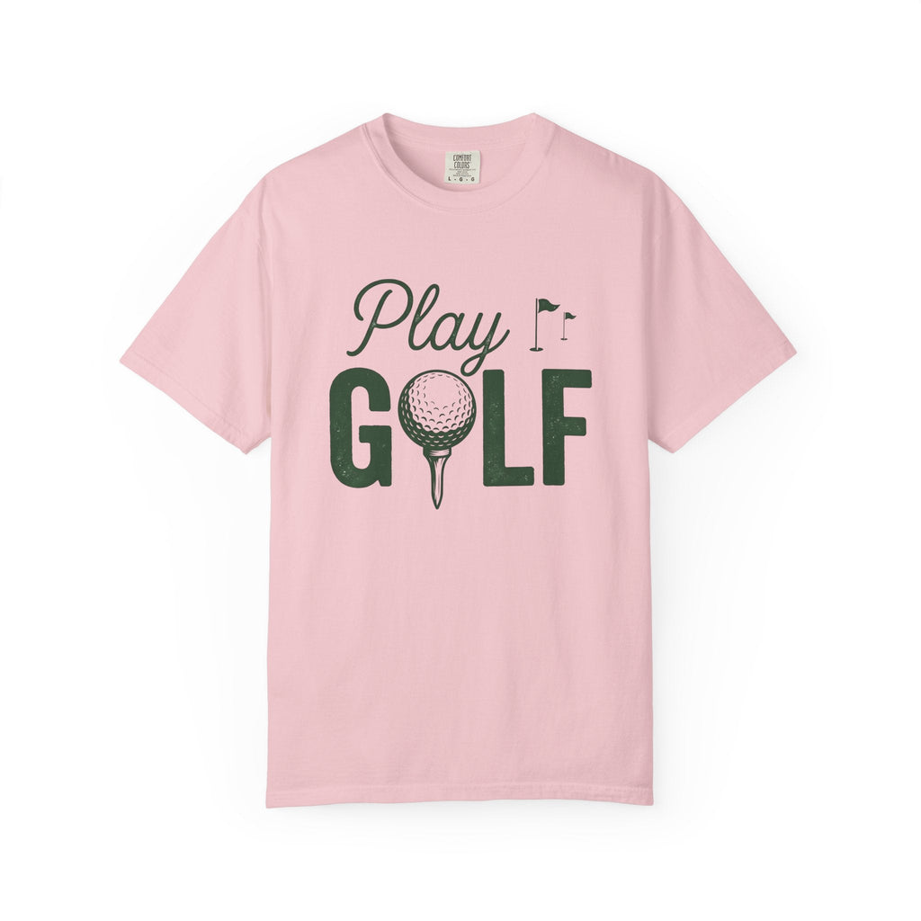 Golf Ball Tee Shirt Hiking Unisex Gift Hand Drawn Golfing product image 3