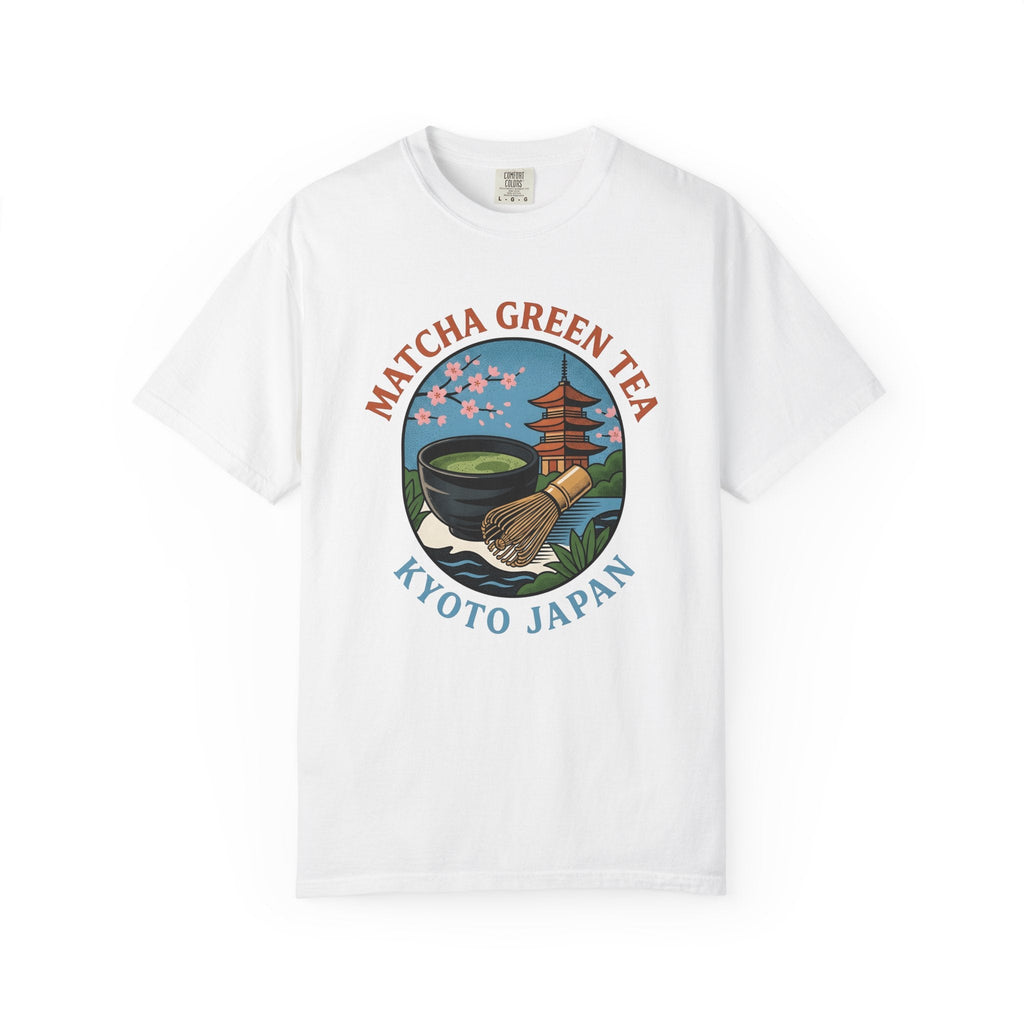 Matcha Tea Bowl Shirt Drinks Japan Unisex Gift Vintage Tee product image 1