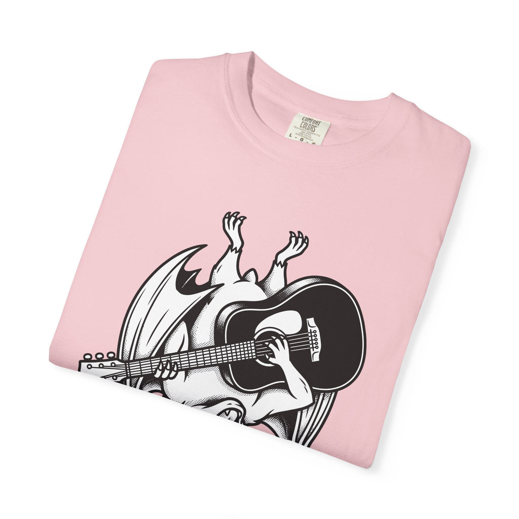 Bat Guitar Shirt Funny Nature Gift Women Illustration Tee product image 12