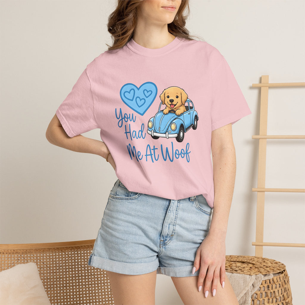 Golden Retriever Truck Shirt Dog Pet Unisex Gift Comic Tee product image 12