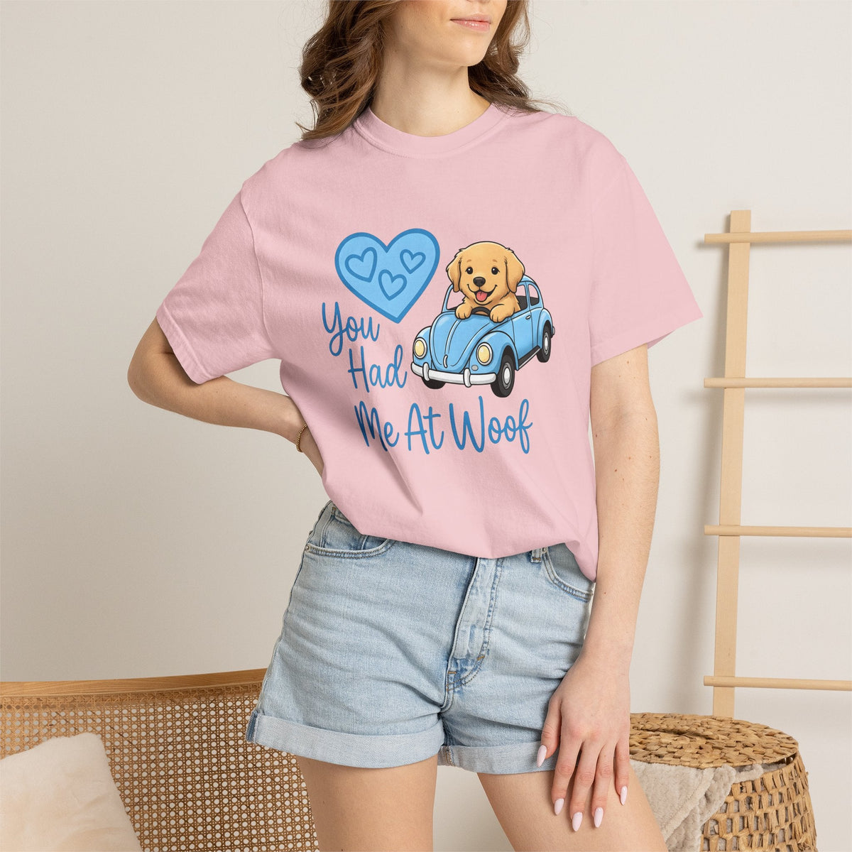 Golden Retriever Truck Shirt Dog Pet Unisex Gift Comic Tee product image 12