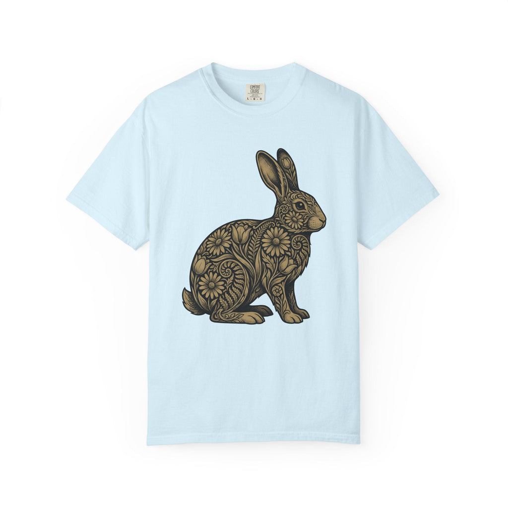 Floral Rabbit Shirt Easter Animal Unisex Gift Boho Tee product image 2