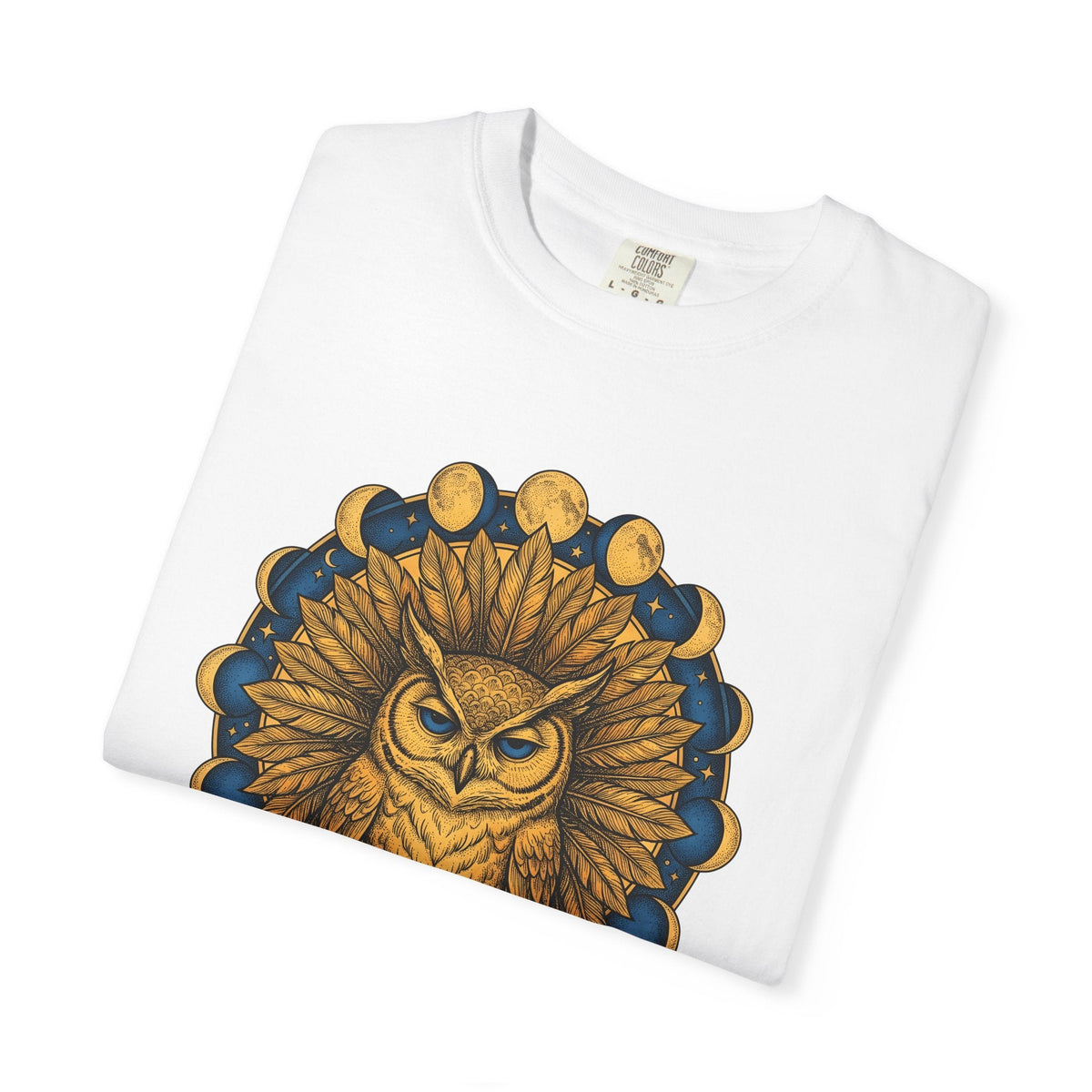 Owl Mandala Shirt Boho Chic Celestial Unisex Gift Tee product image 5