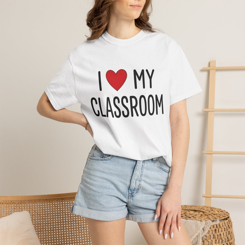 Heart Classroom Shirt Teacher School Unisex Gift Bold Tee product image 6