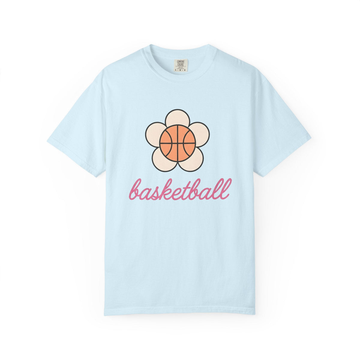 Basketball Petal Shirt Garden Unisex Gift Flat Tee Flower product image 2