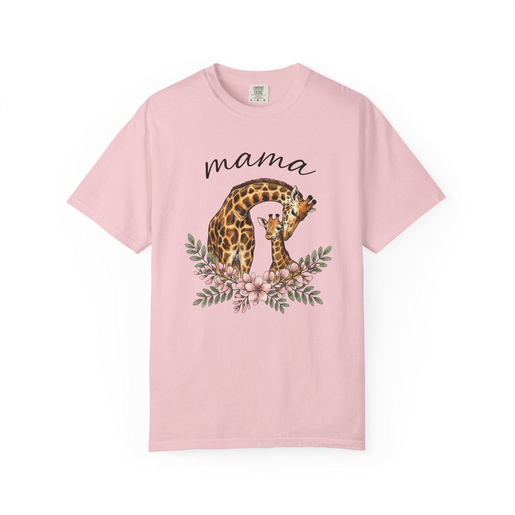 Giraffe Duo Shirt Moms Animals Gift for Women Hand Drawn product image 3