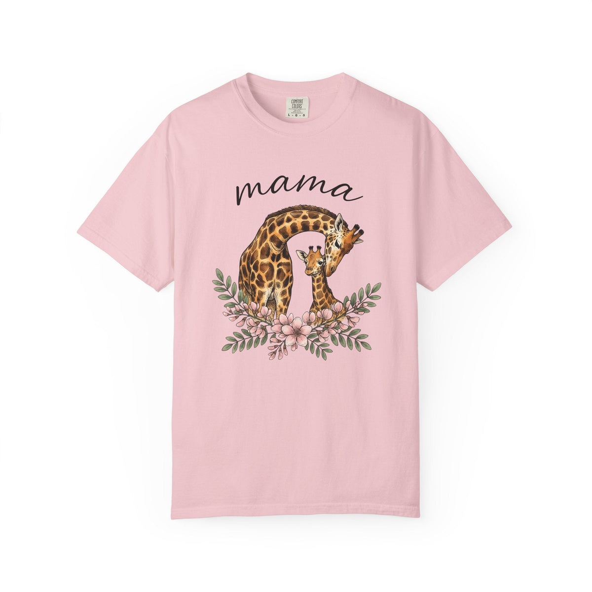 Giraffe Duo Shirt Moms Animals Gift for Women Hand Drawn product image 3