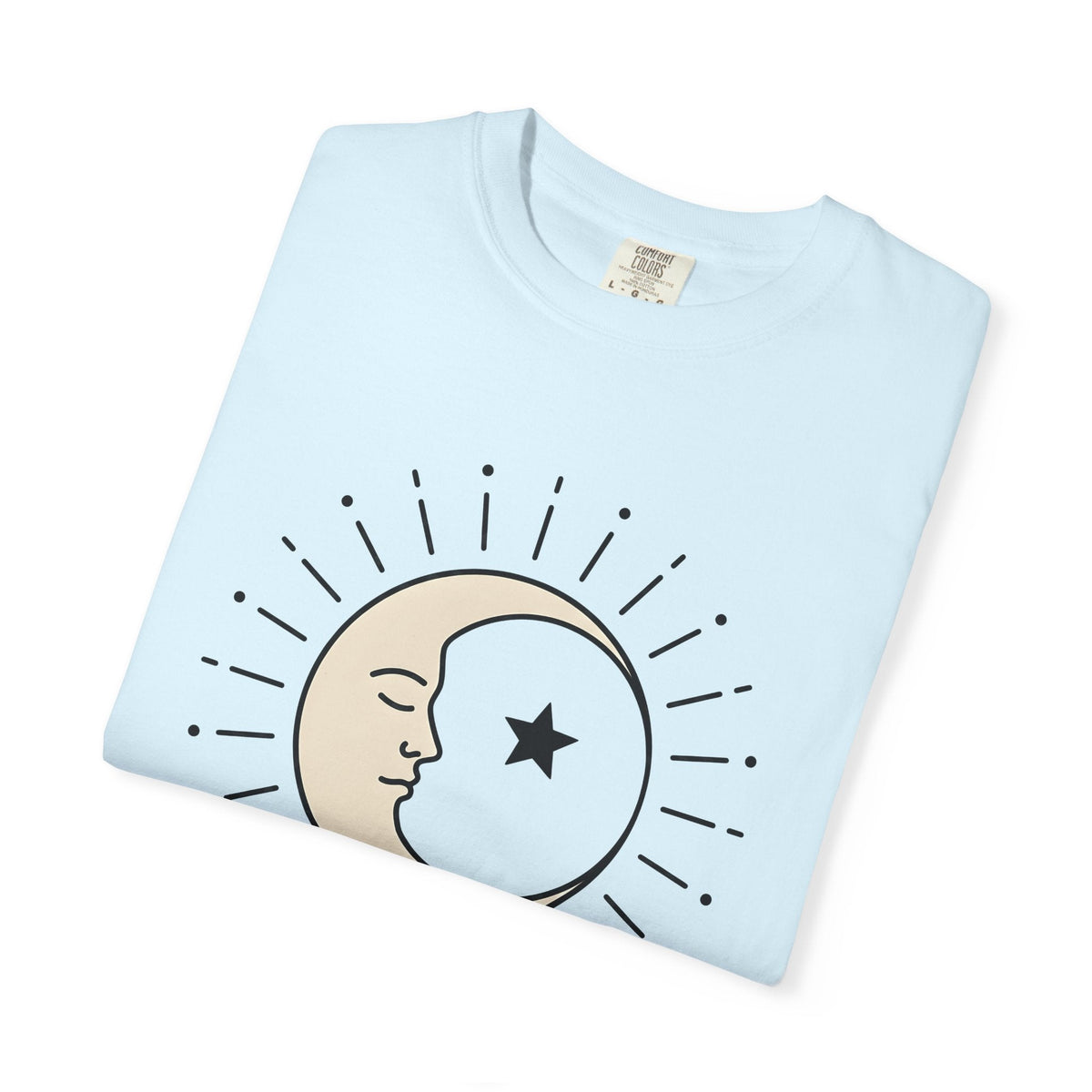 Moon Face Shirt Boho Chic Celestial Unisex Gift Line Art product image 8