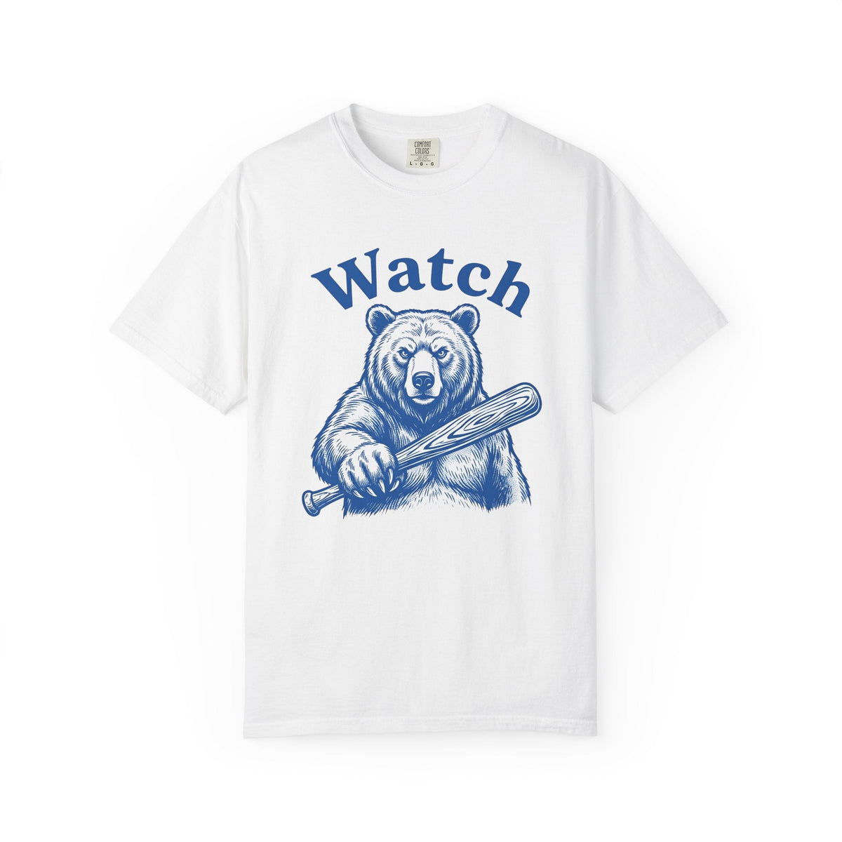 Bear Baseball Bat Shirt Sports Unisex Gift Vintage Tee product image 1