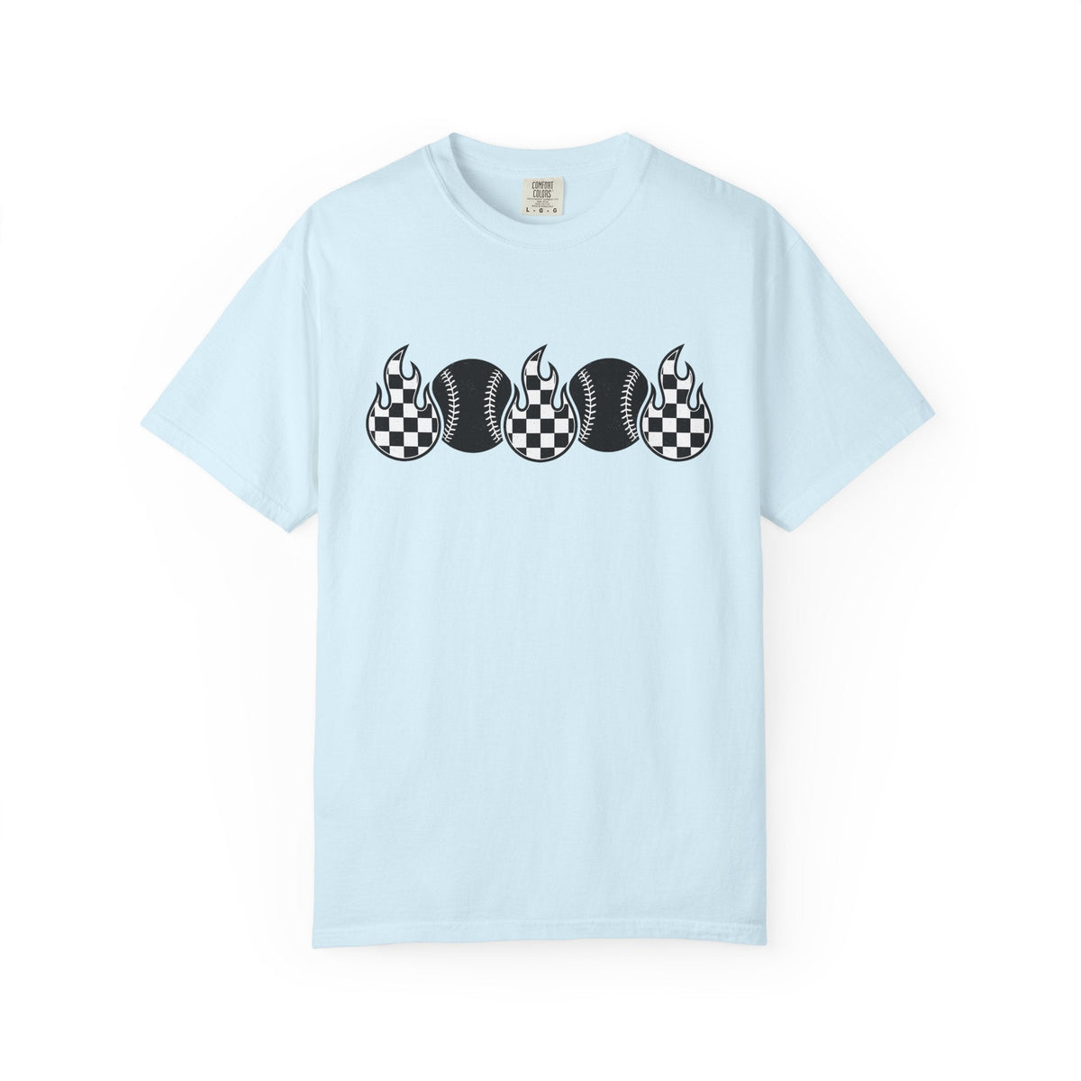 Baseball Flames Shirt Moms Competition Gift for Women product image 2